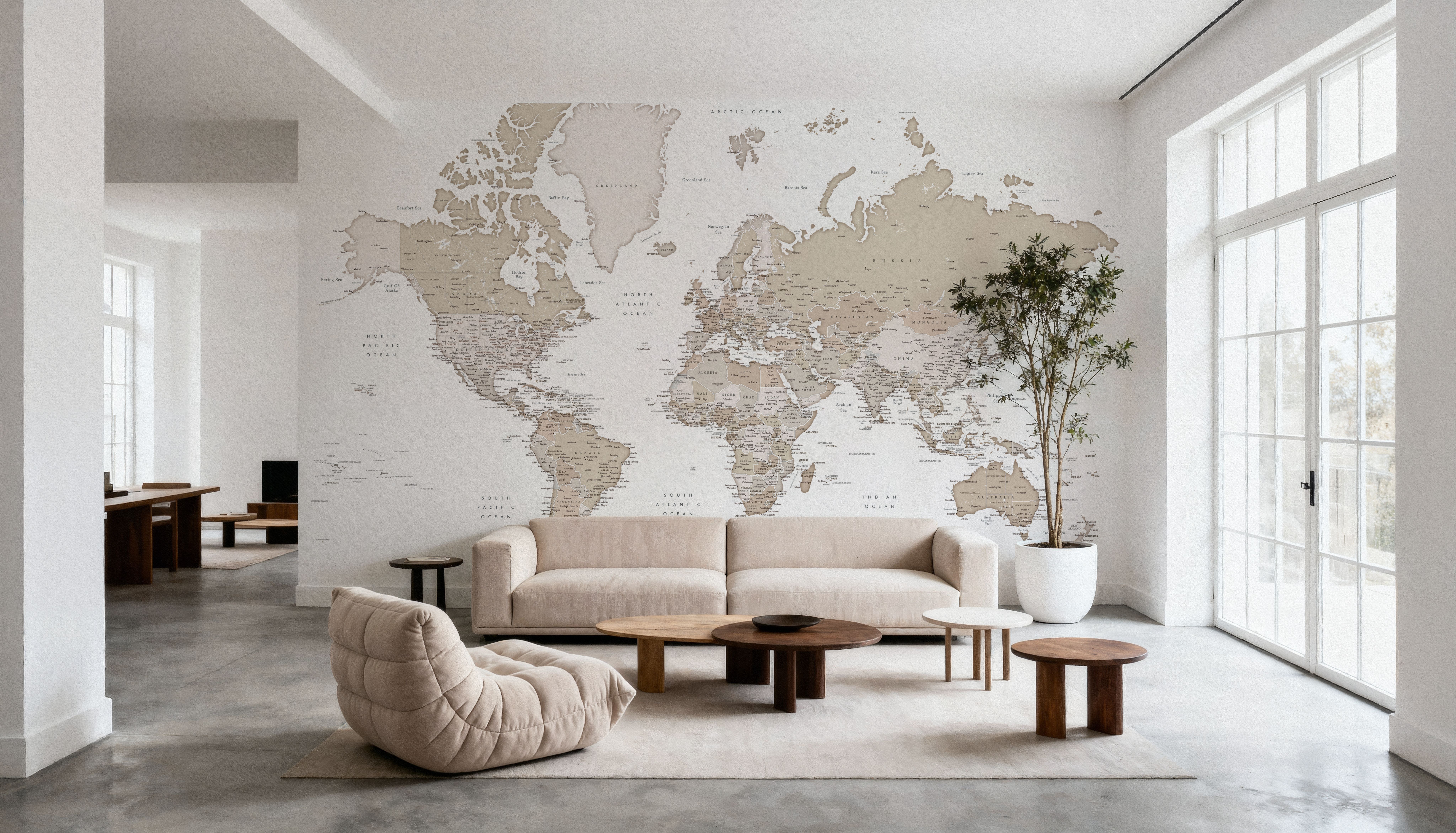 World Map Cities - Louie