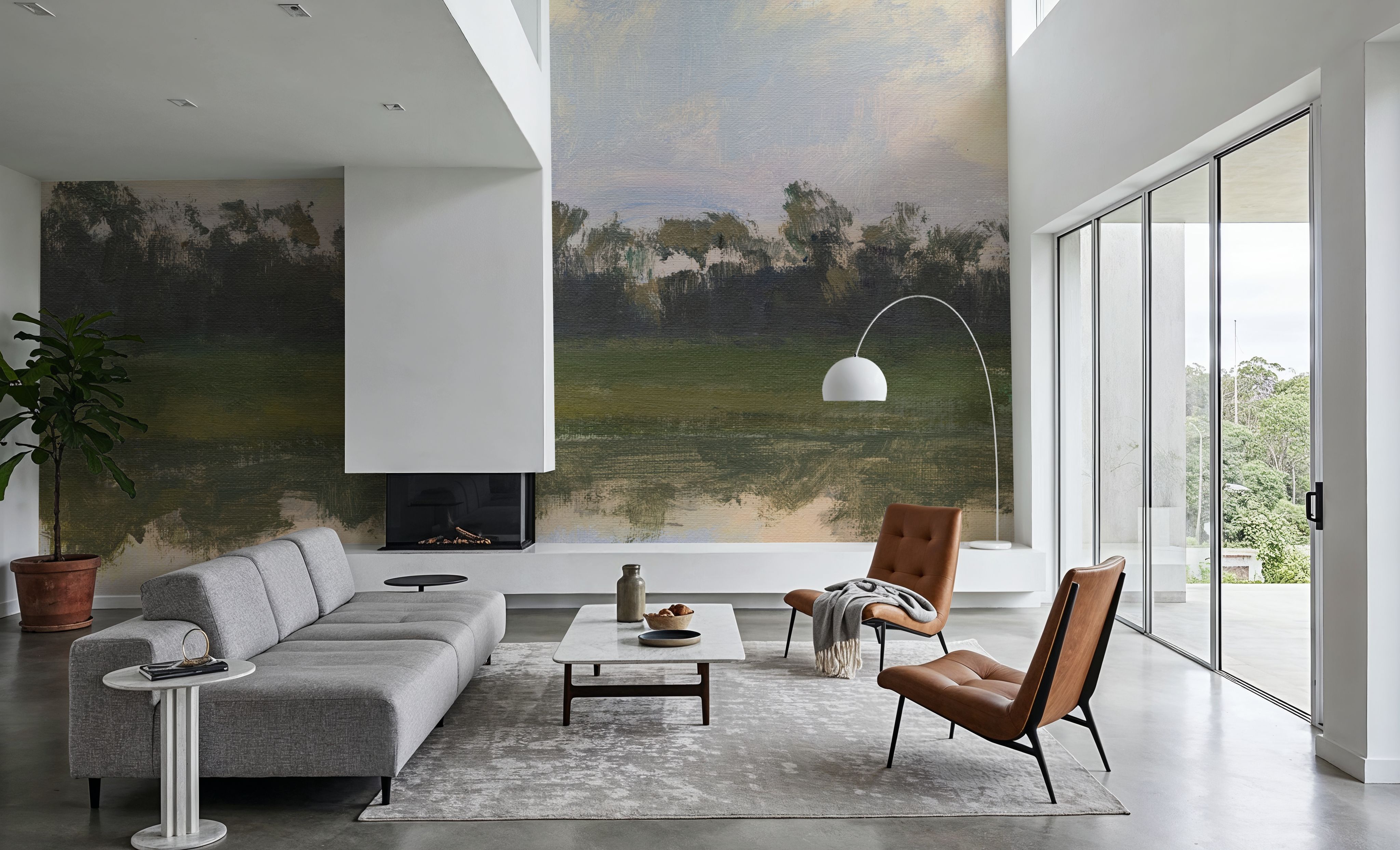 Sun and Clouds Reflecting