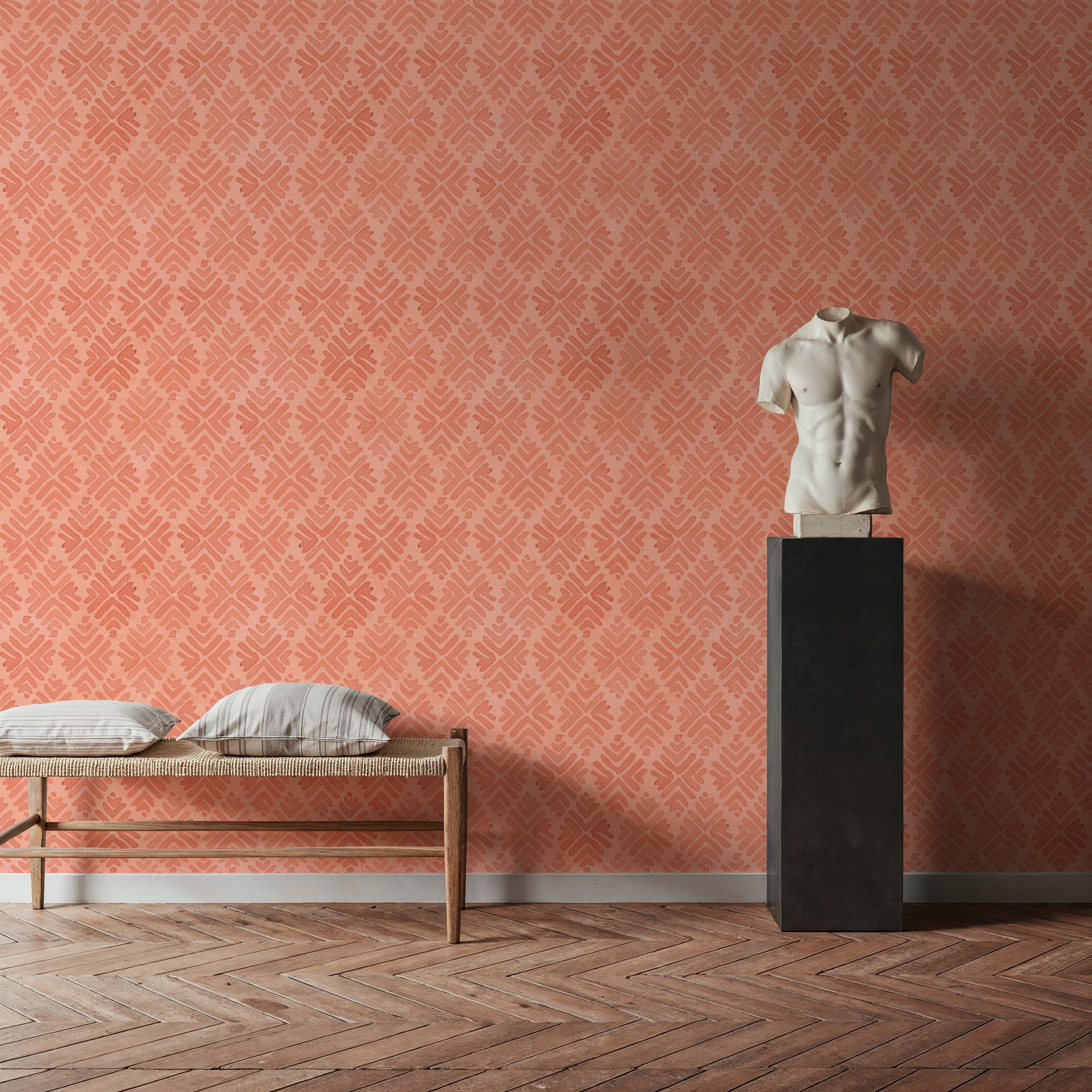 Bohemian Leaves Orange