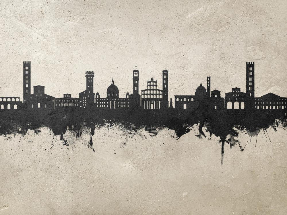 Lucca Italy Skyline Concrete
