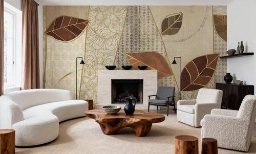 Bohemian Leaves IV Neutral