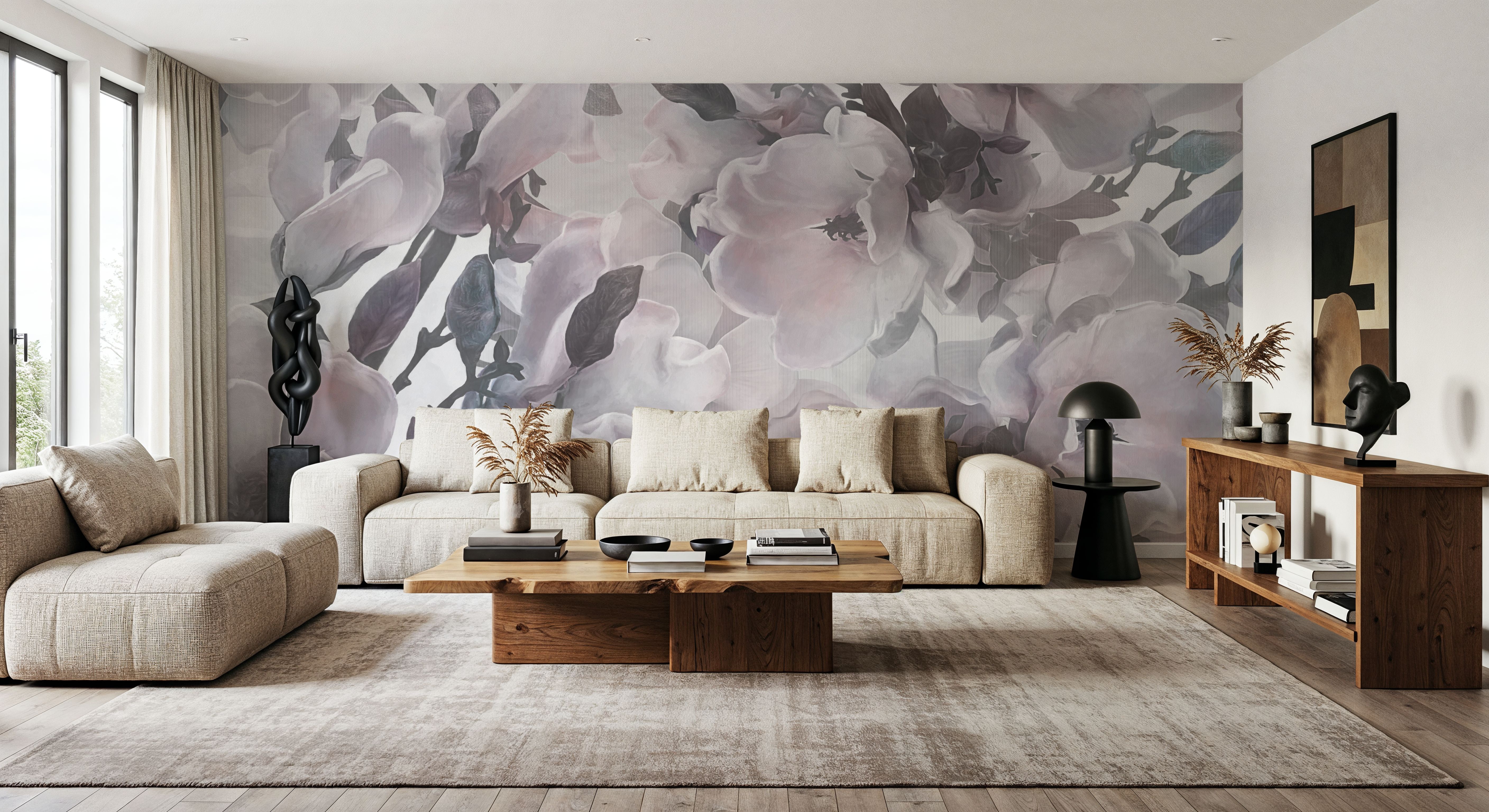 Dreaming of Magnolias Red, Wallpaper