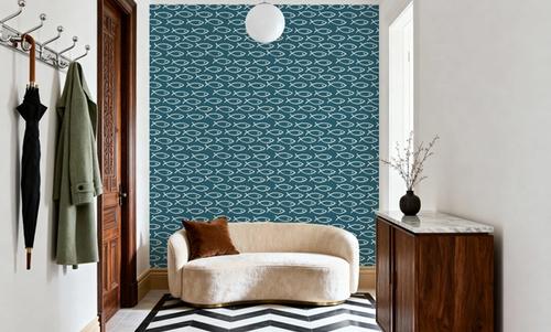 Seaside Fish Dark Blue