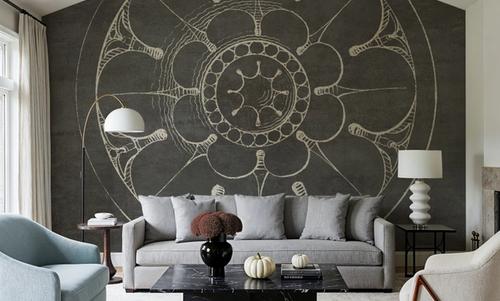 Rosette III Gray