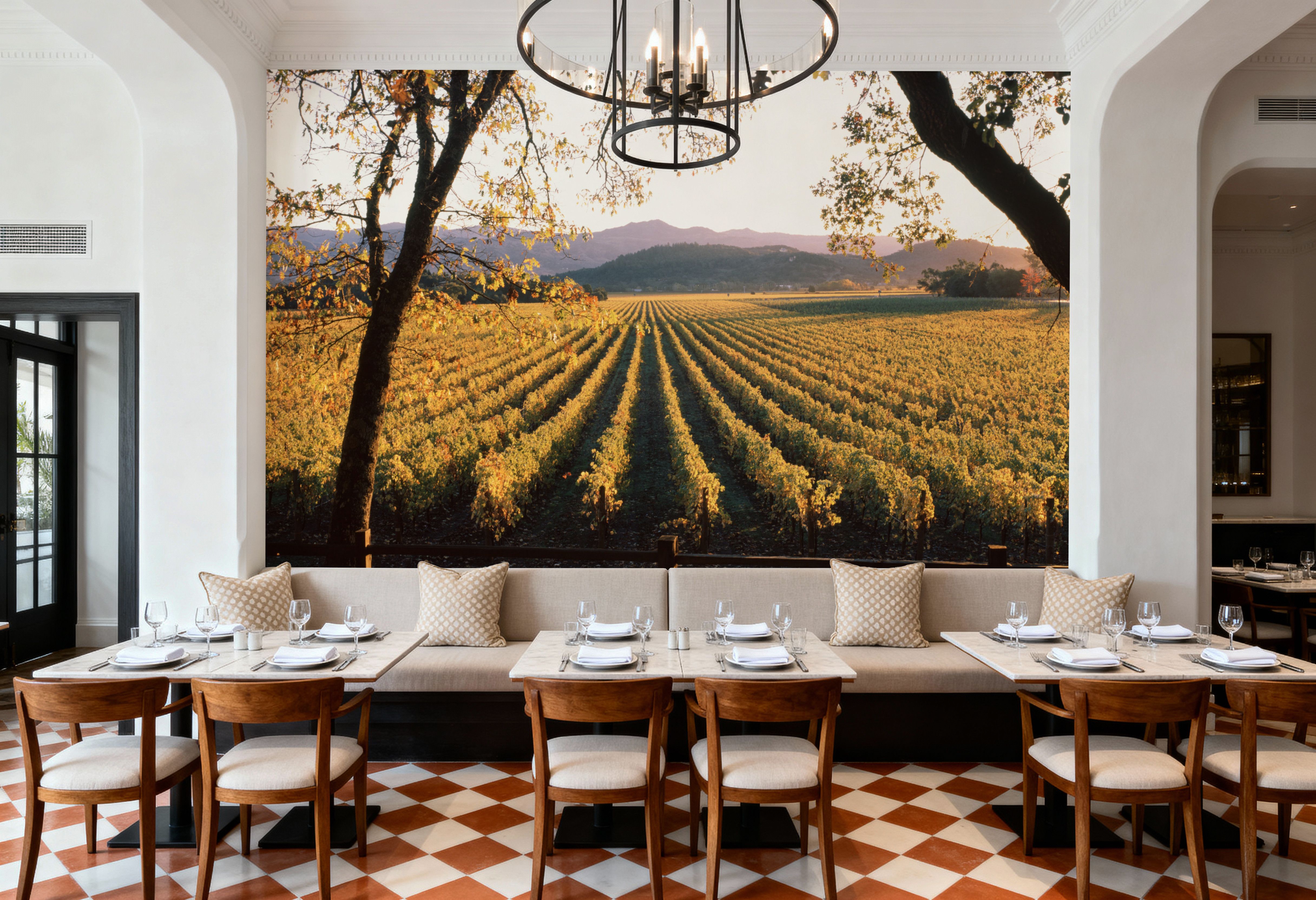 Far Niente Winery Beams