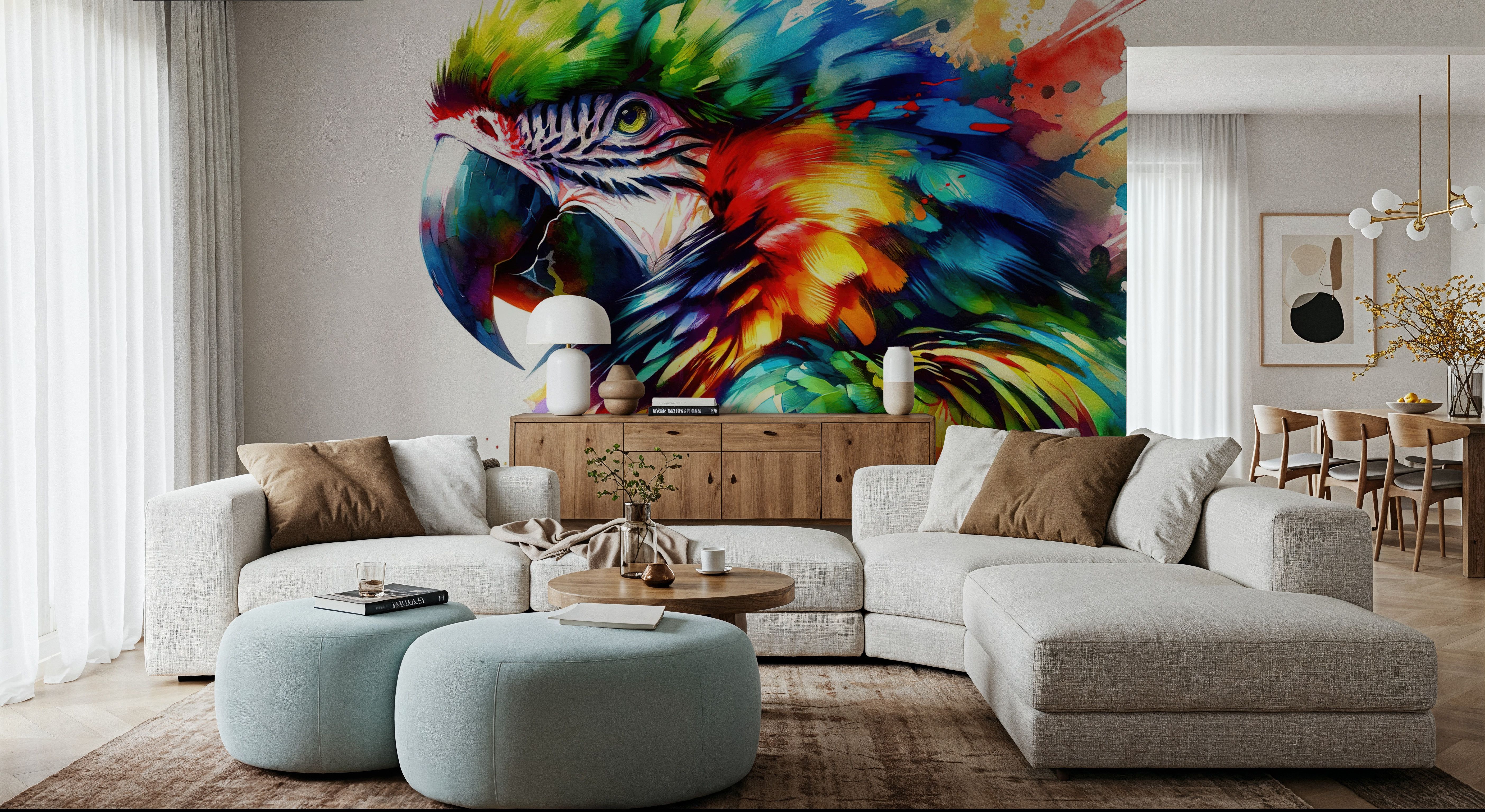 Vibrant Parrot's Tropical Essence