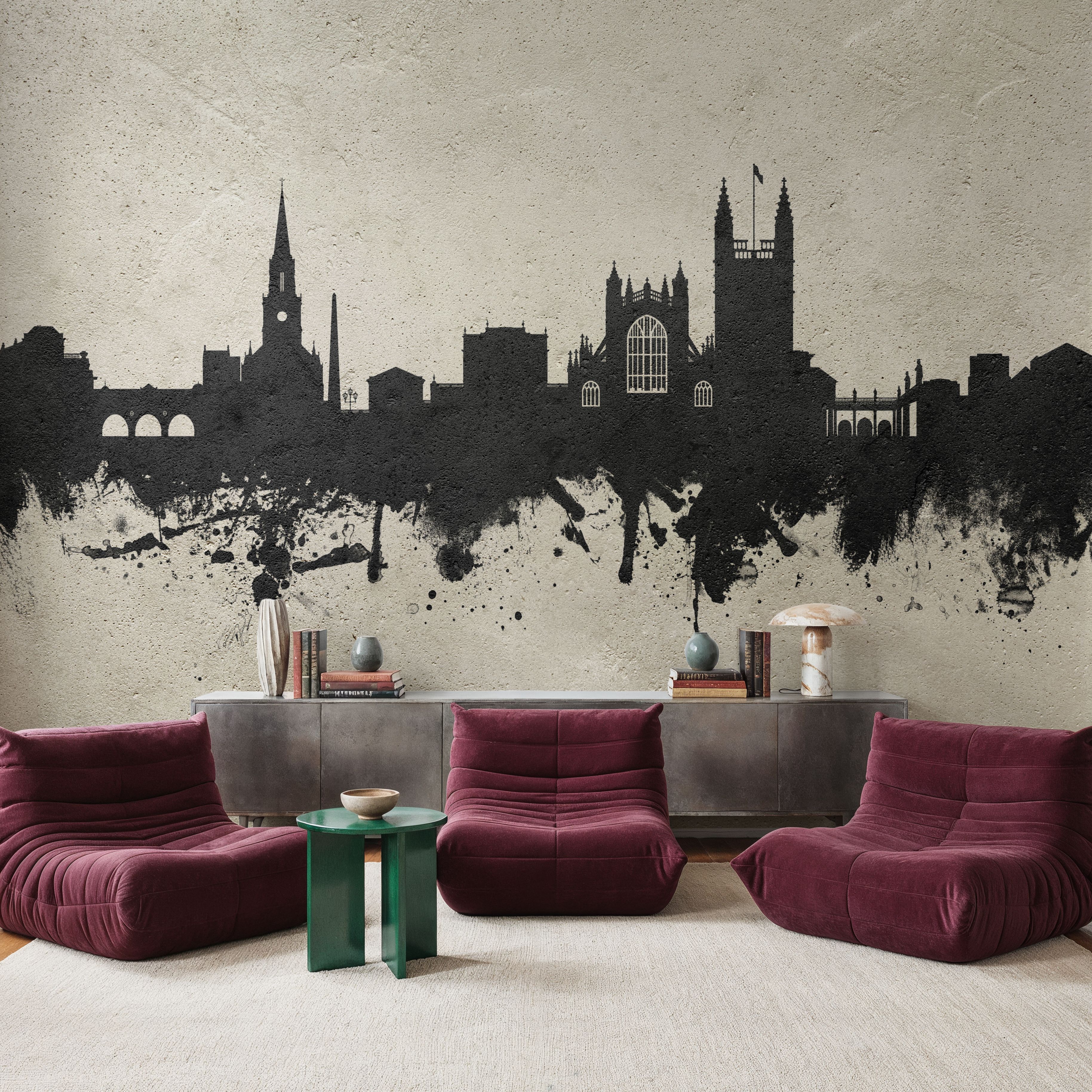 Bath England Skyline Concrete