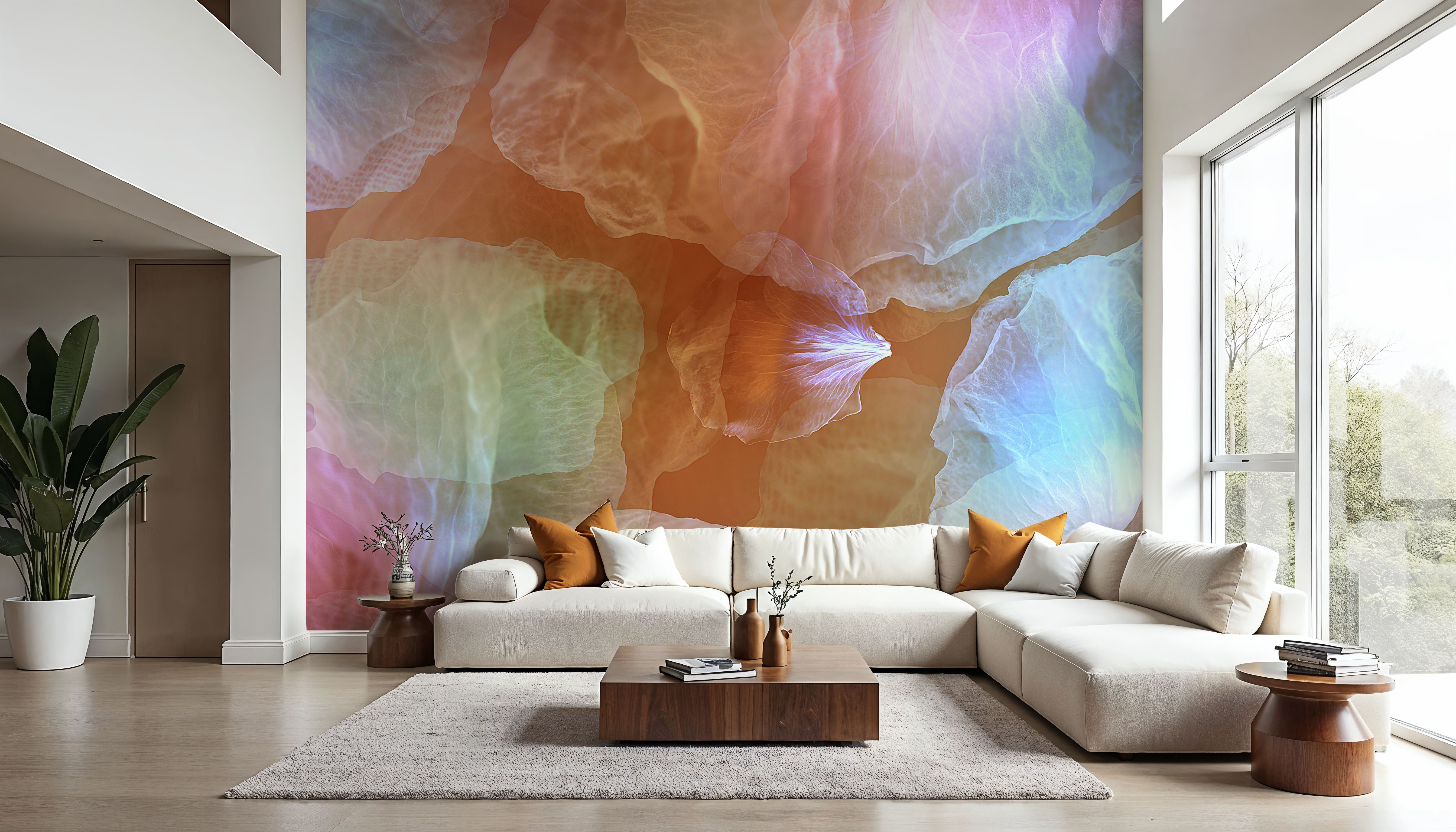 Glowing Flowers, Wallpaper