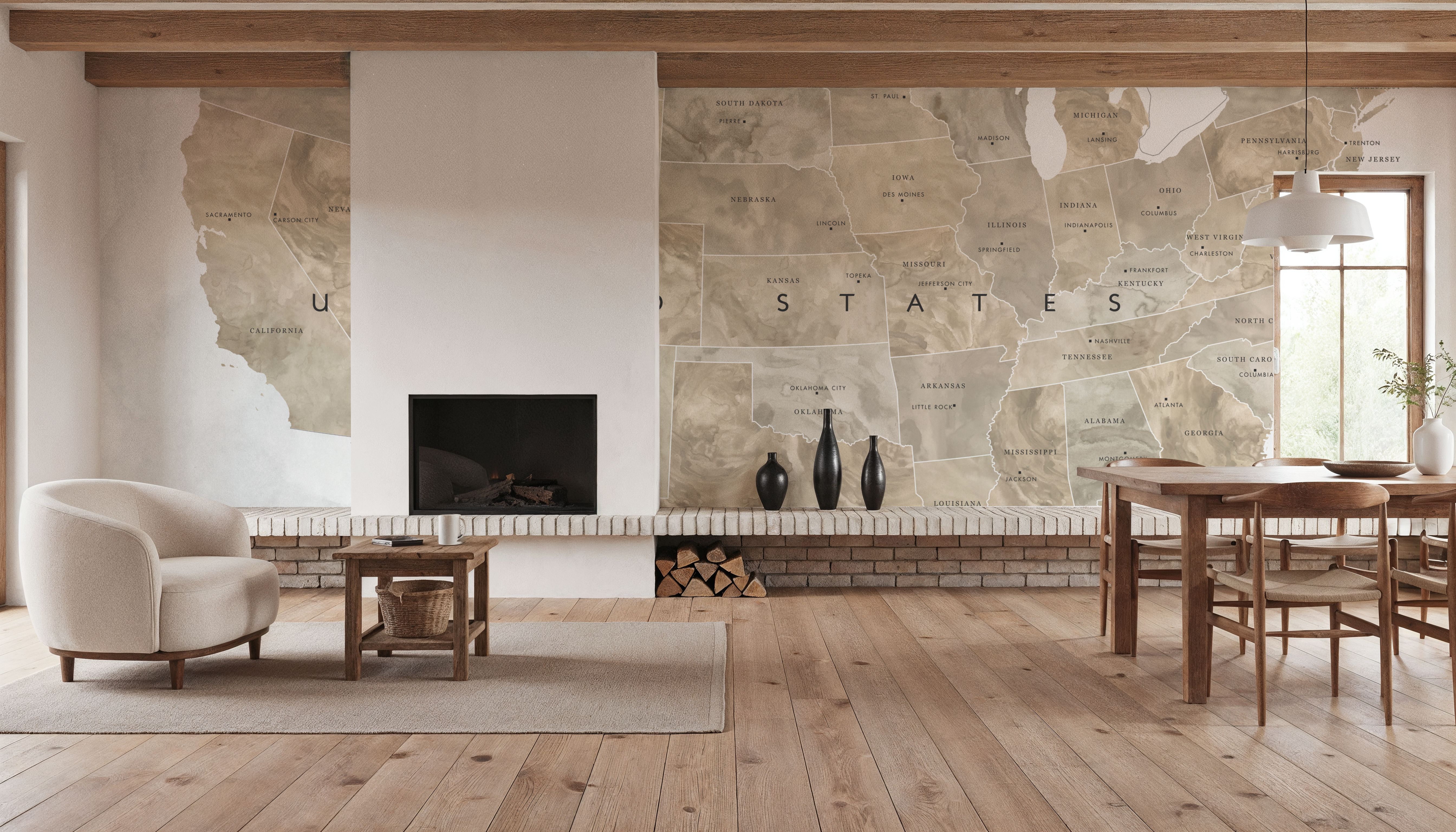 US State Map - Abey Wash