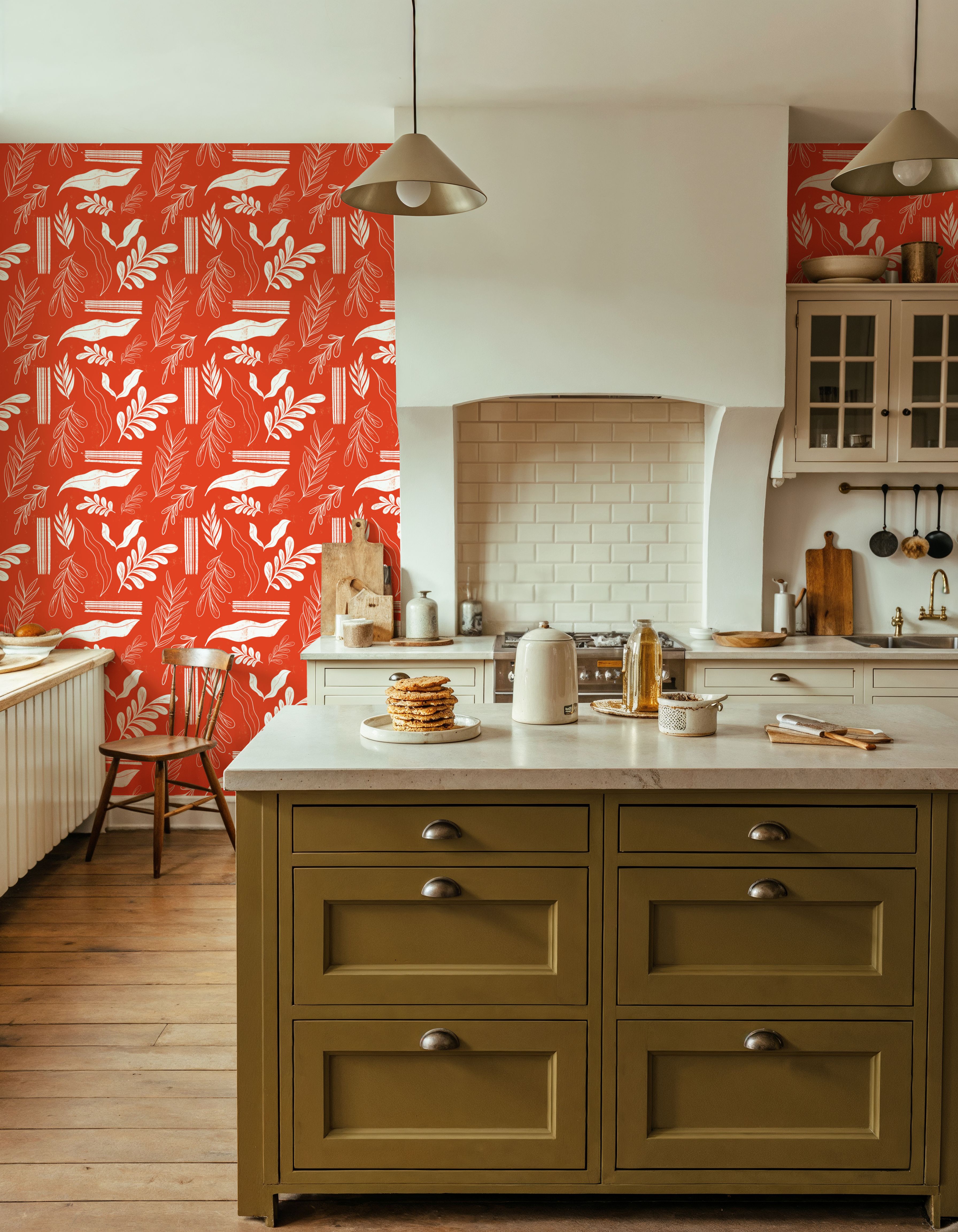 Autumn Leaves Red