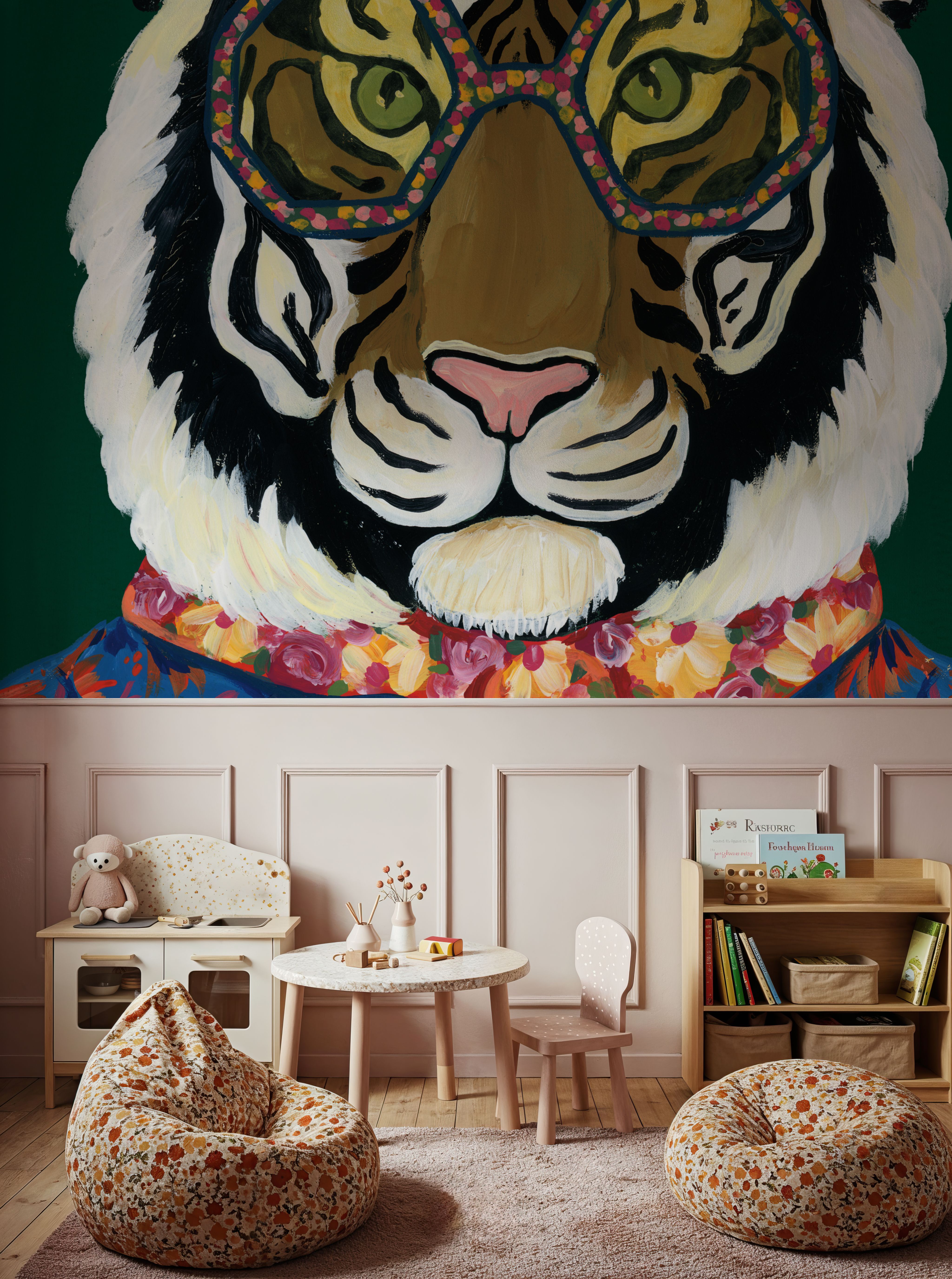 Miami Living Tiger Portrait