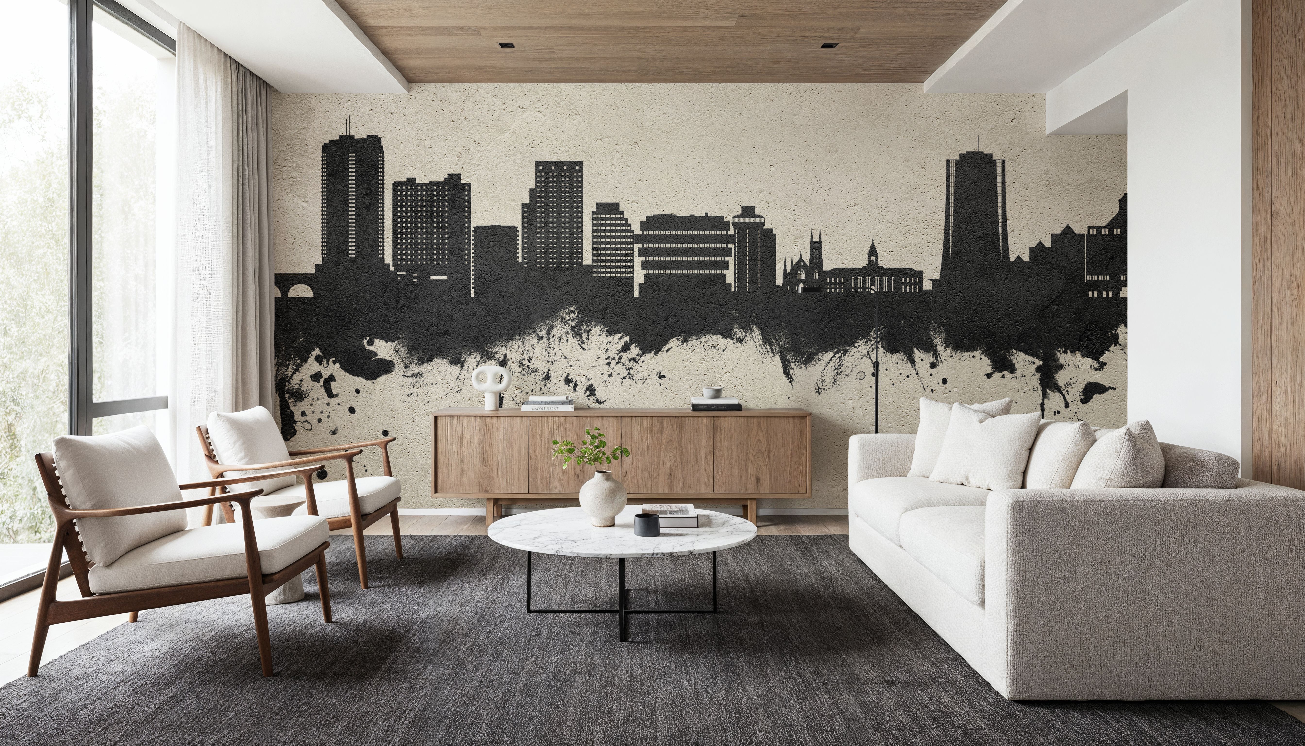 Stamford Connecticut Skyline Concrete