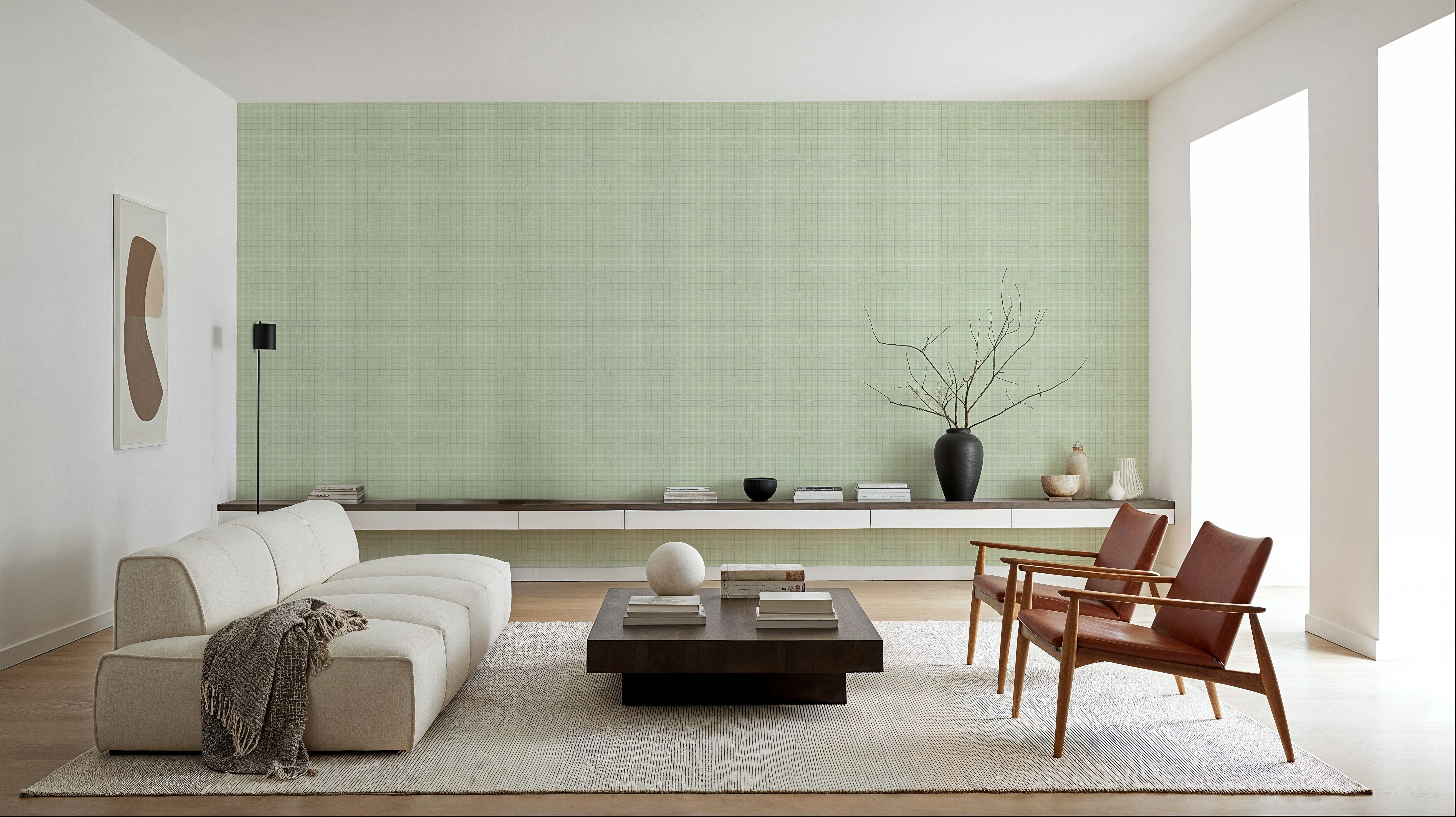 Weathered Checks, Pistachio