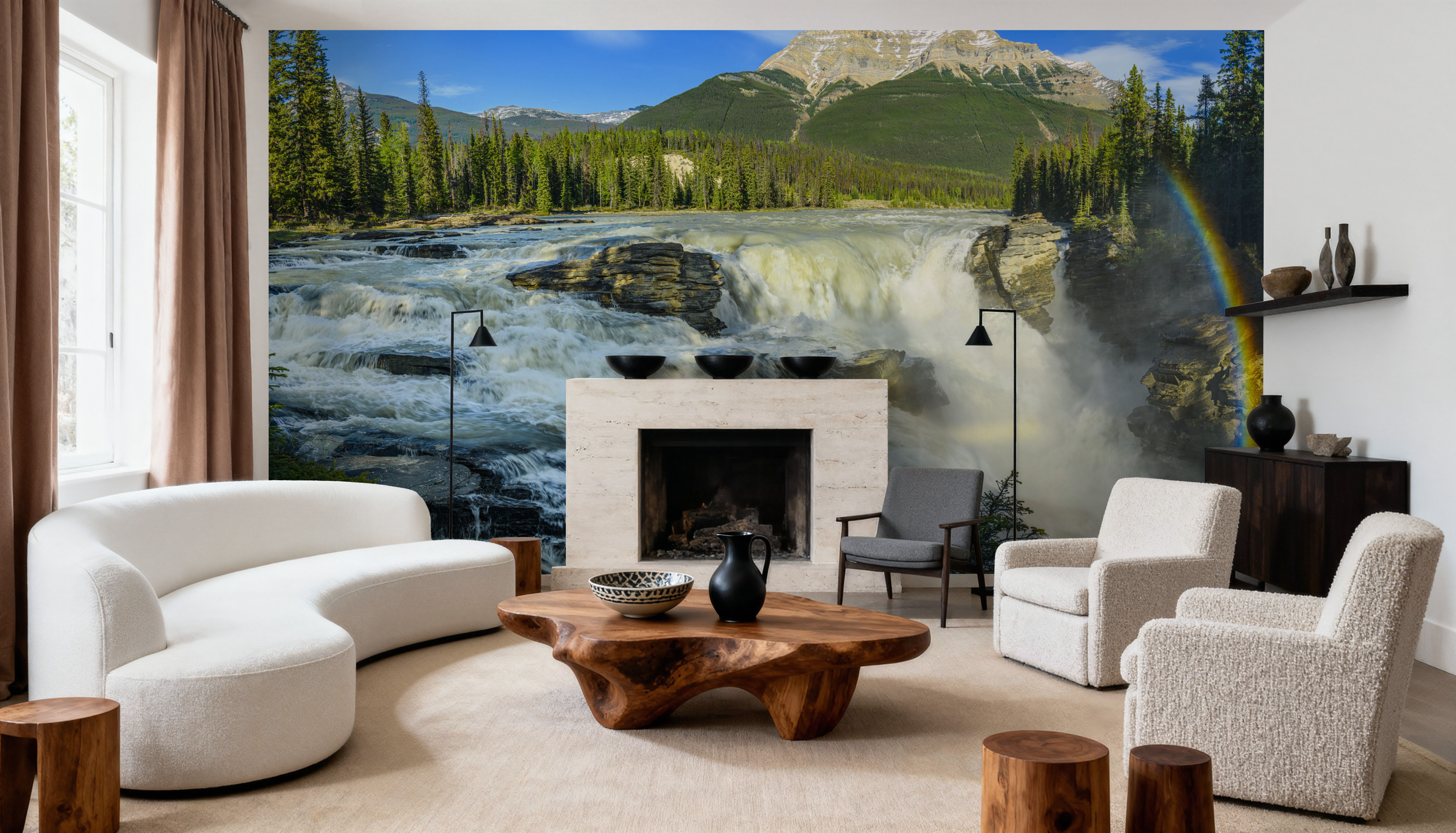 Athabasca River Falls