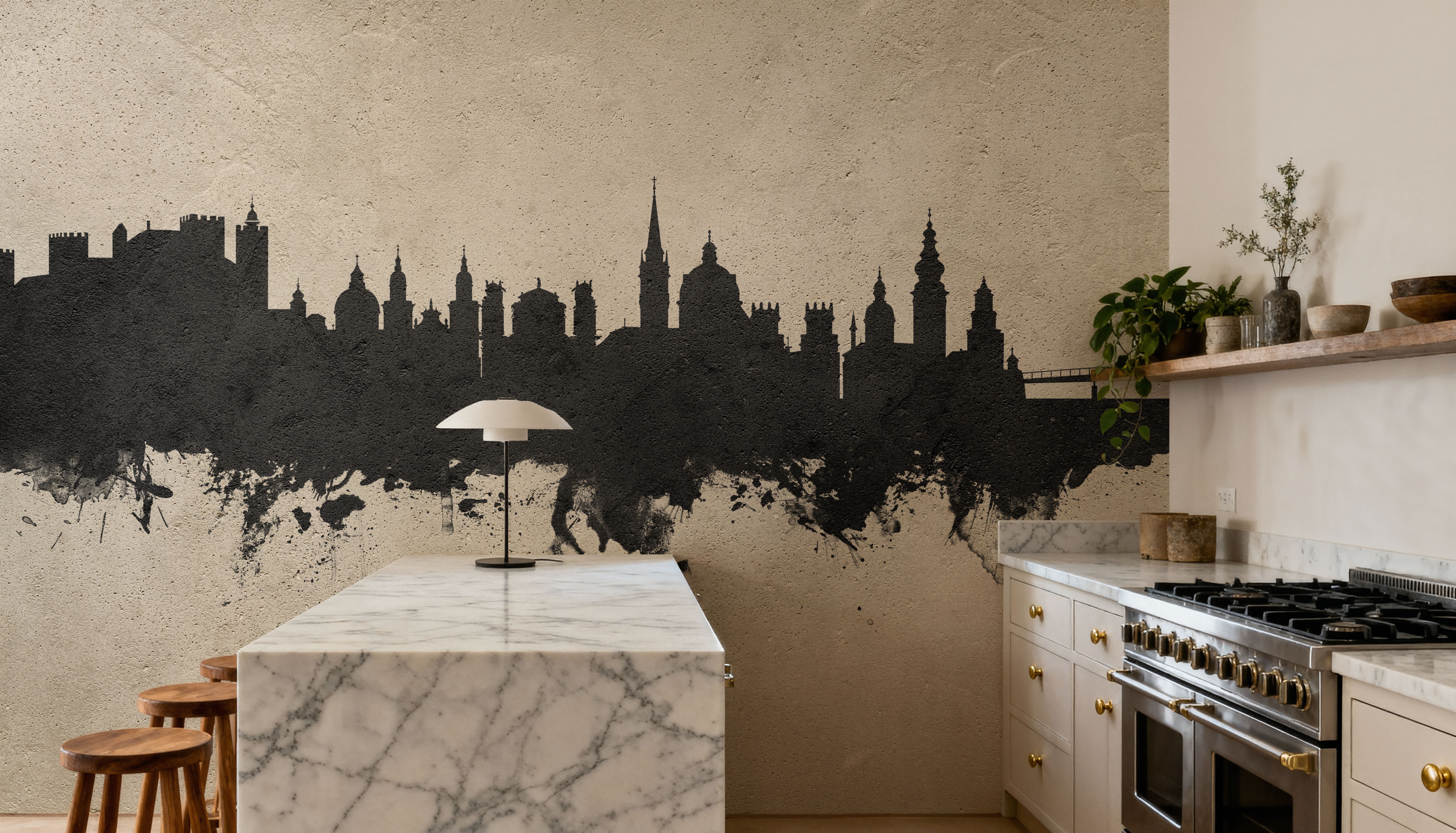 Salzburg Austria Skyline Concrete