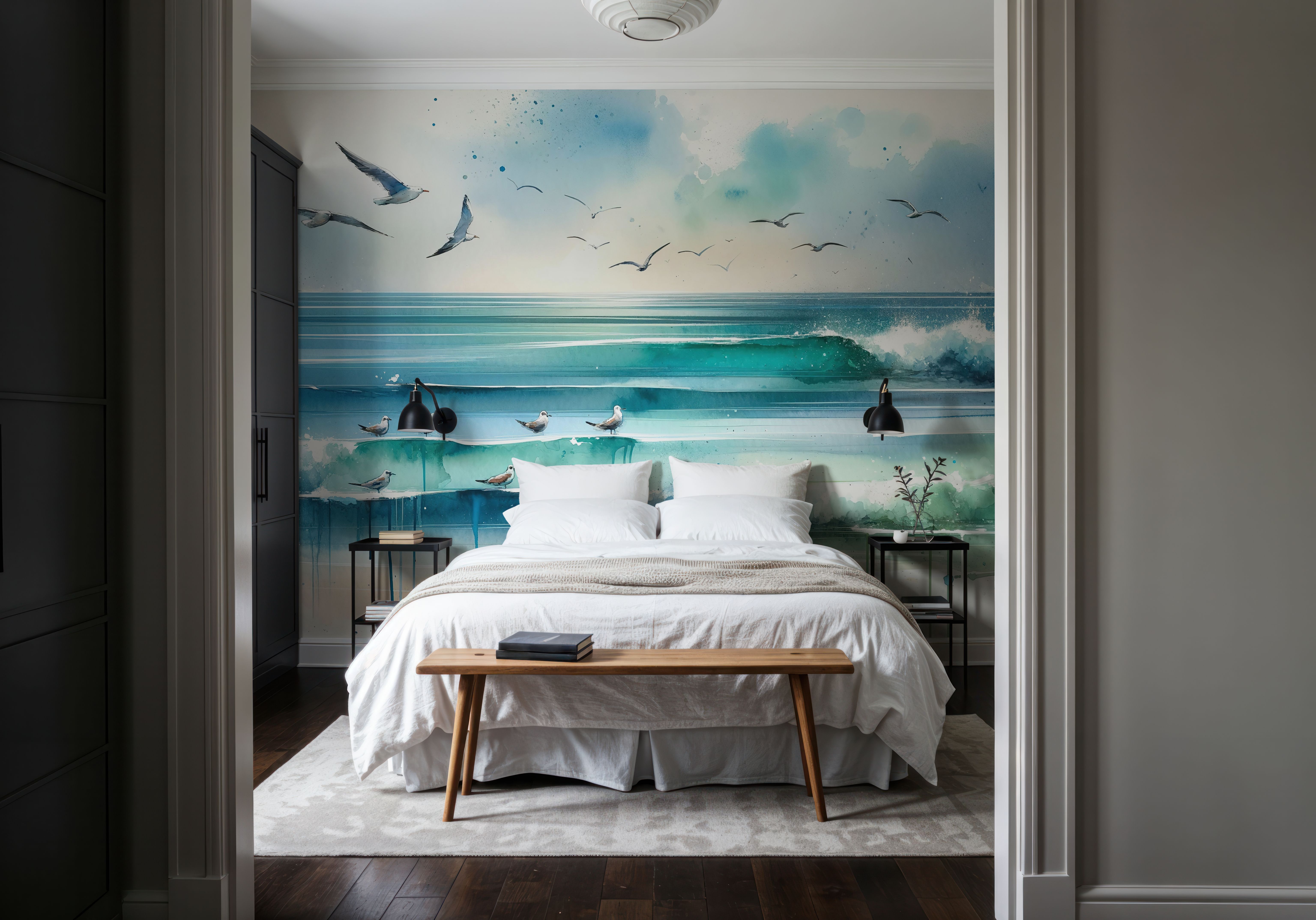 Serene Seascape, Wallpaper