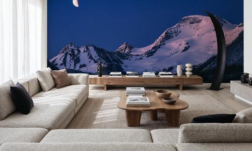 Mount Athabasca Moon