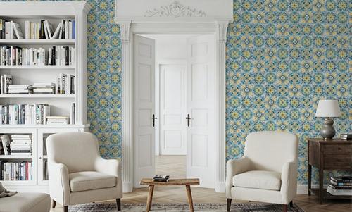 Maritime Tiles White and Blue