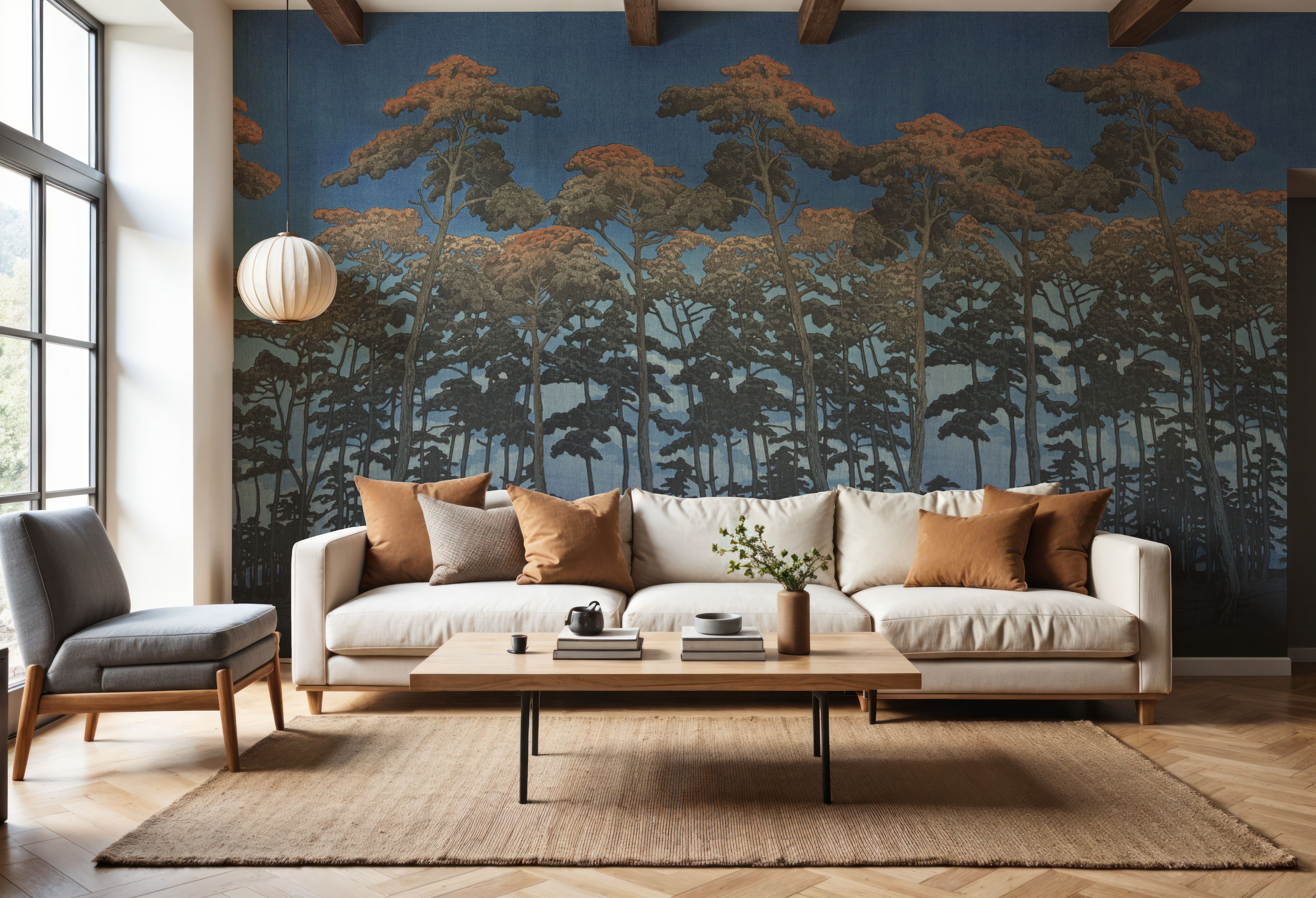 Tranquil Pinescape, Night