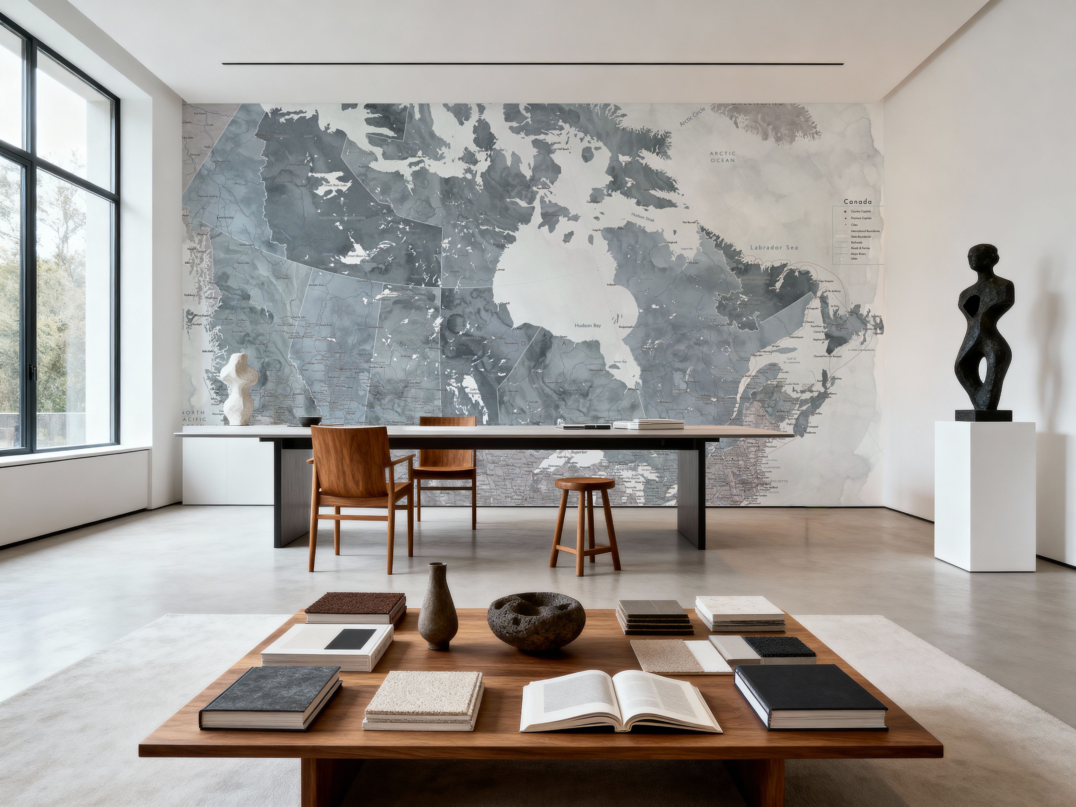 Canada Map Detailed - Estela