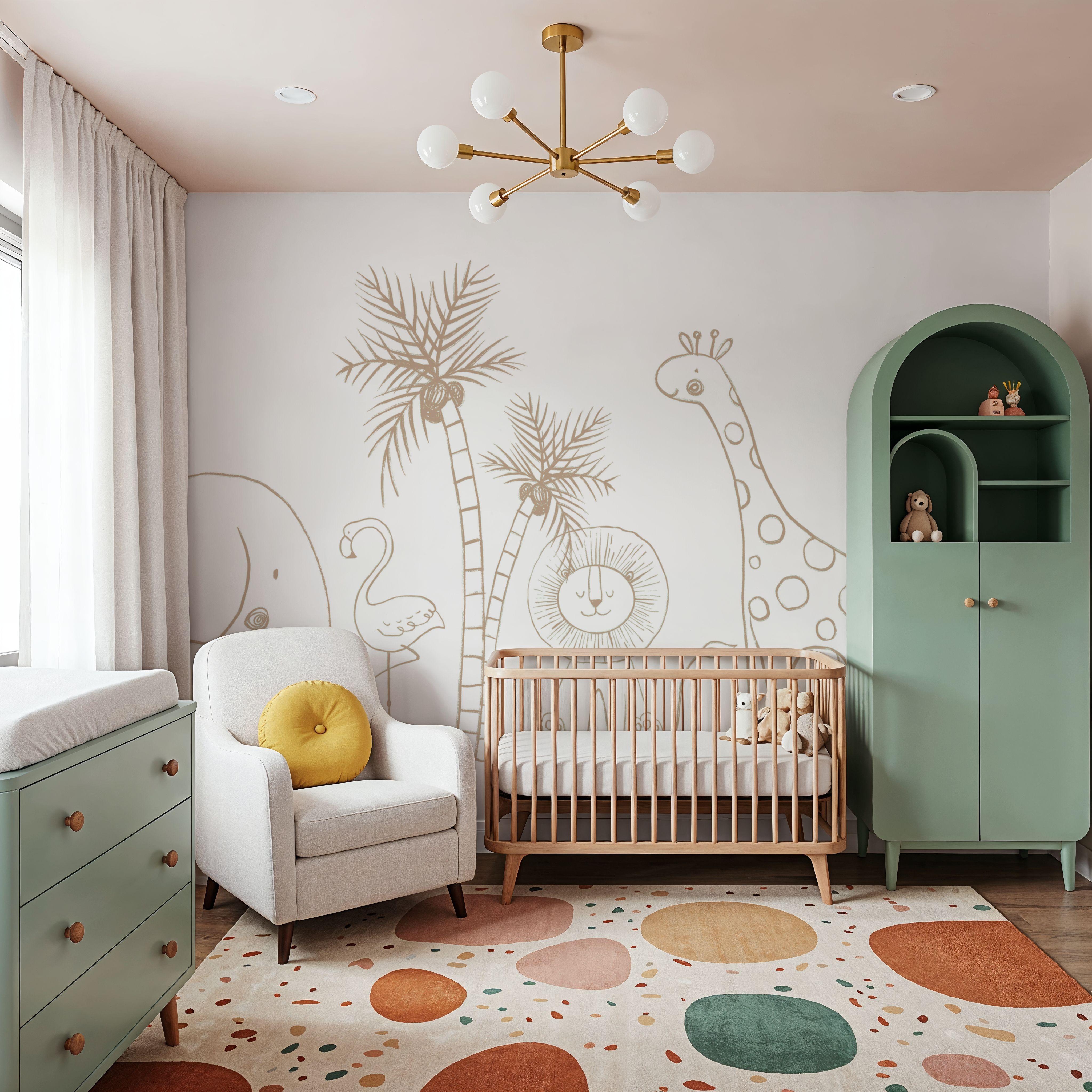 Calm & Cute Baby Animals, Beige