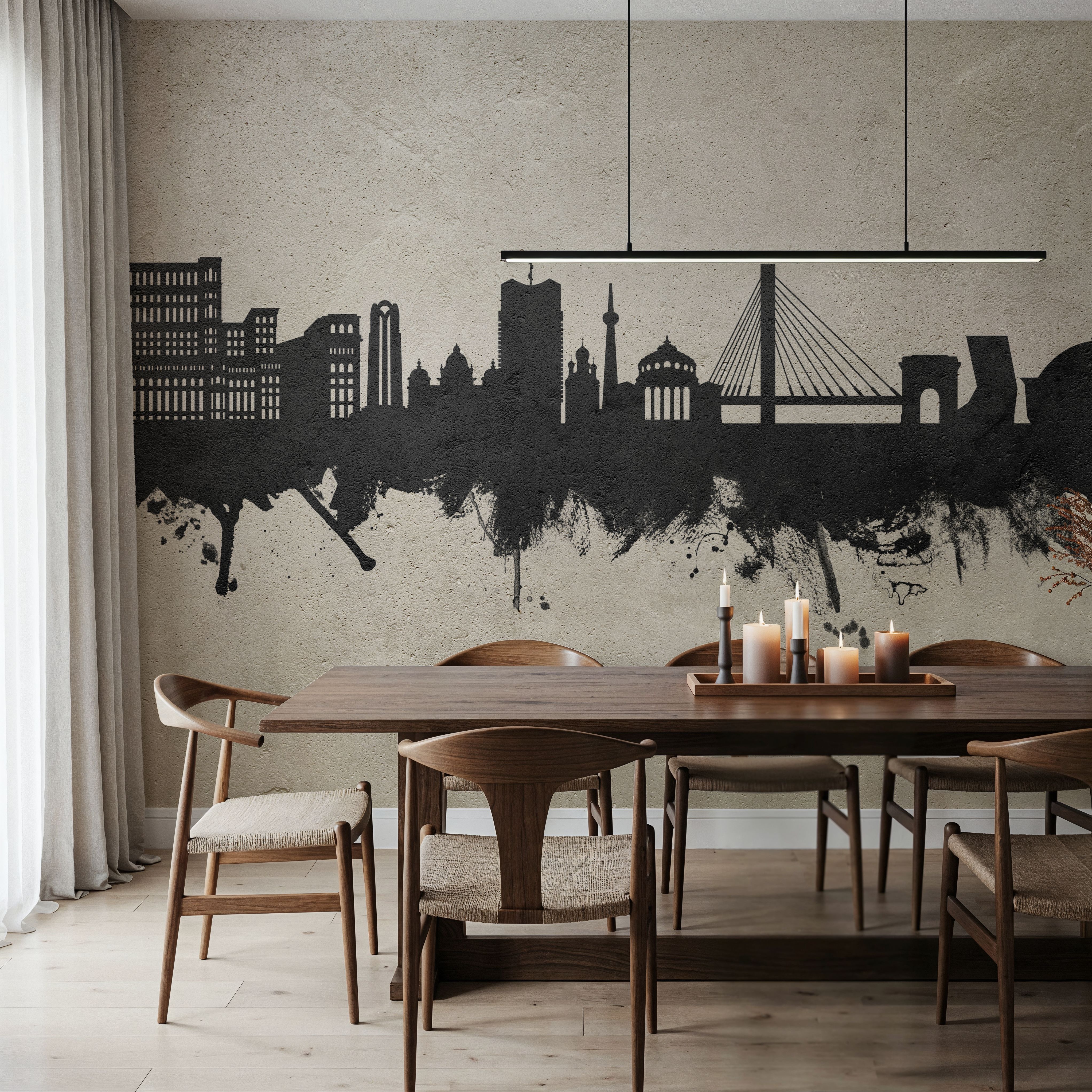 Bucharest Romania Skyline Concrete