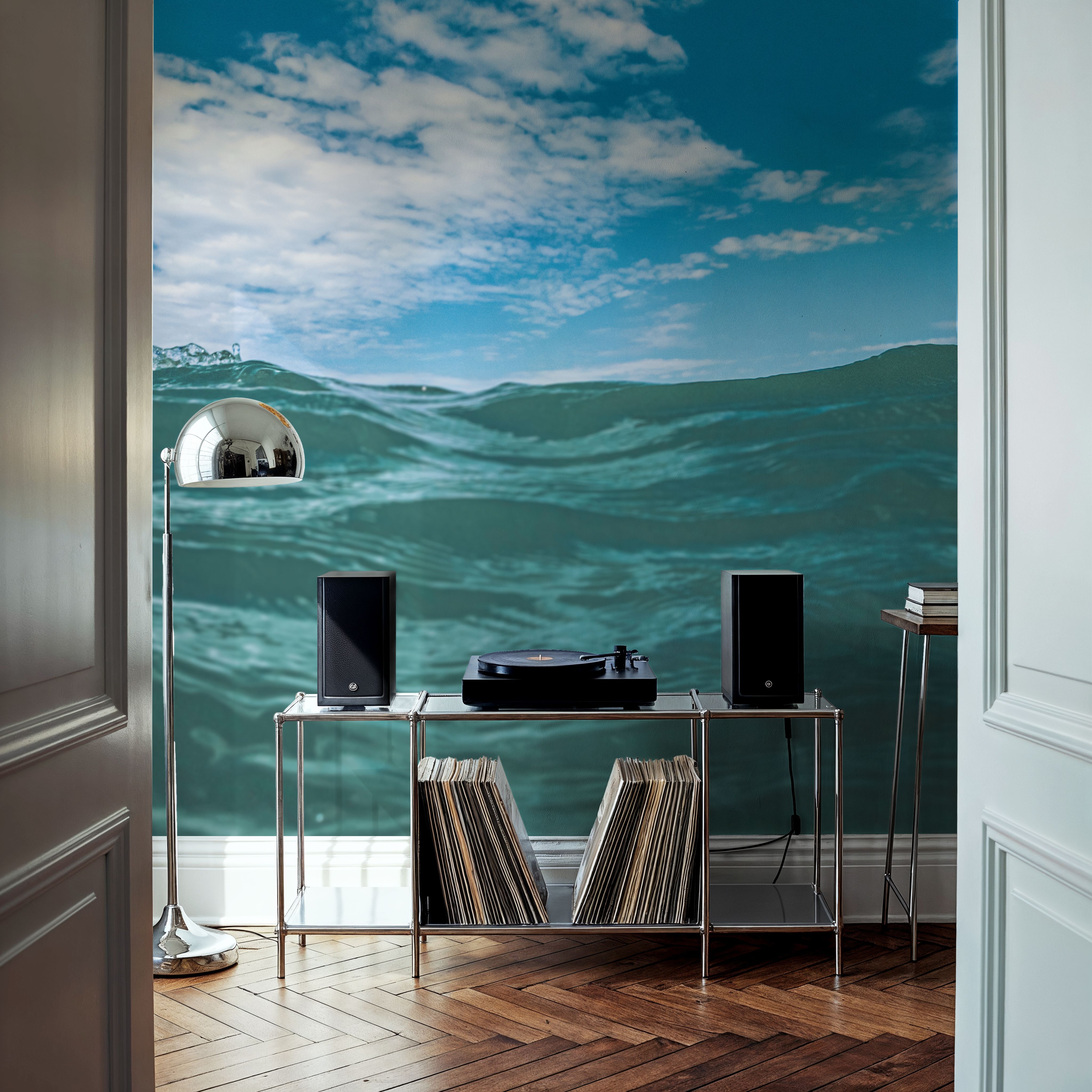 Floating in the Ocean