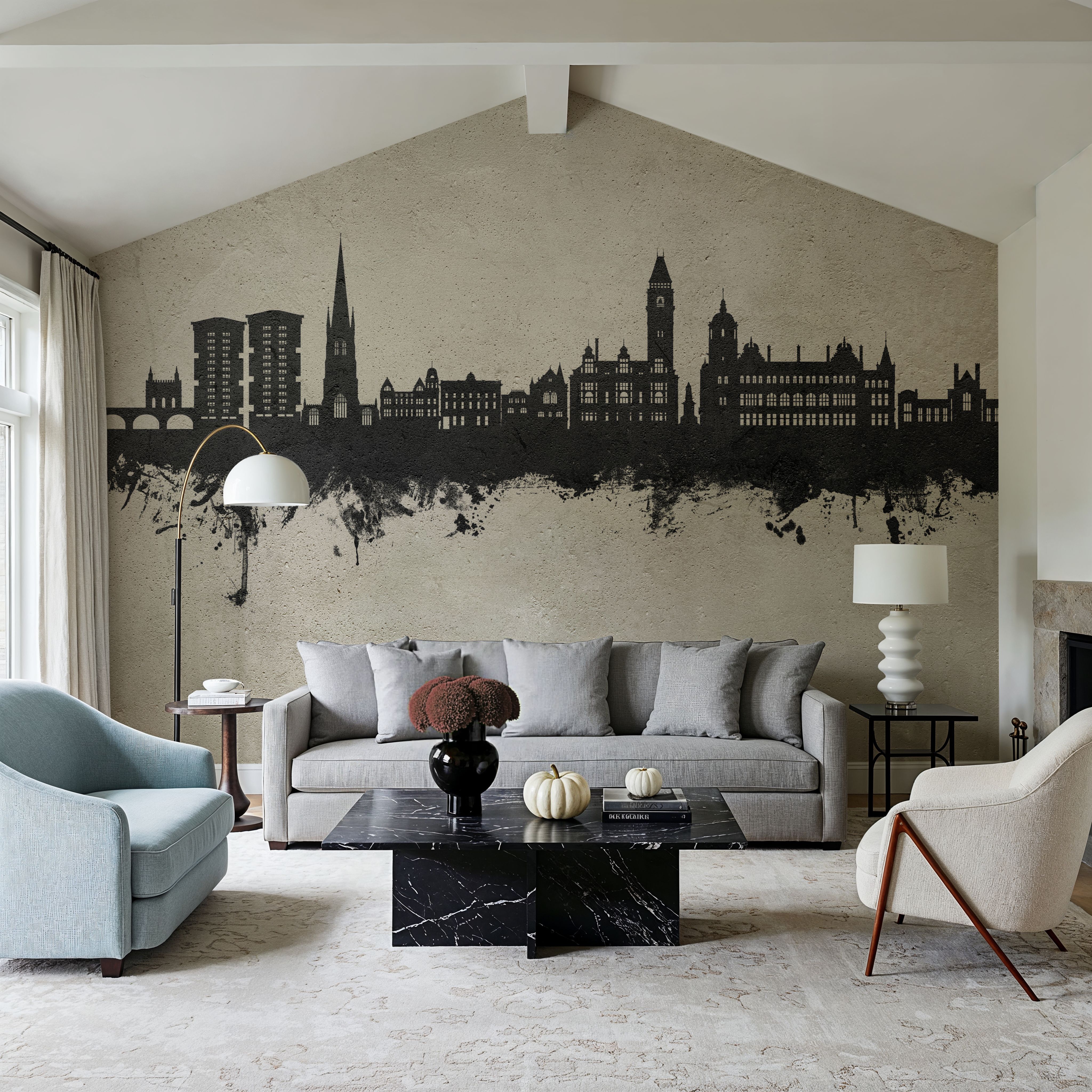 Wakefield England Skyline Concrete