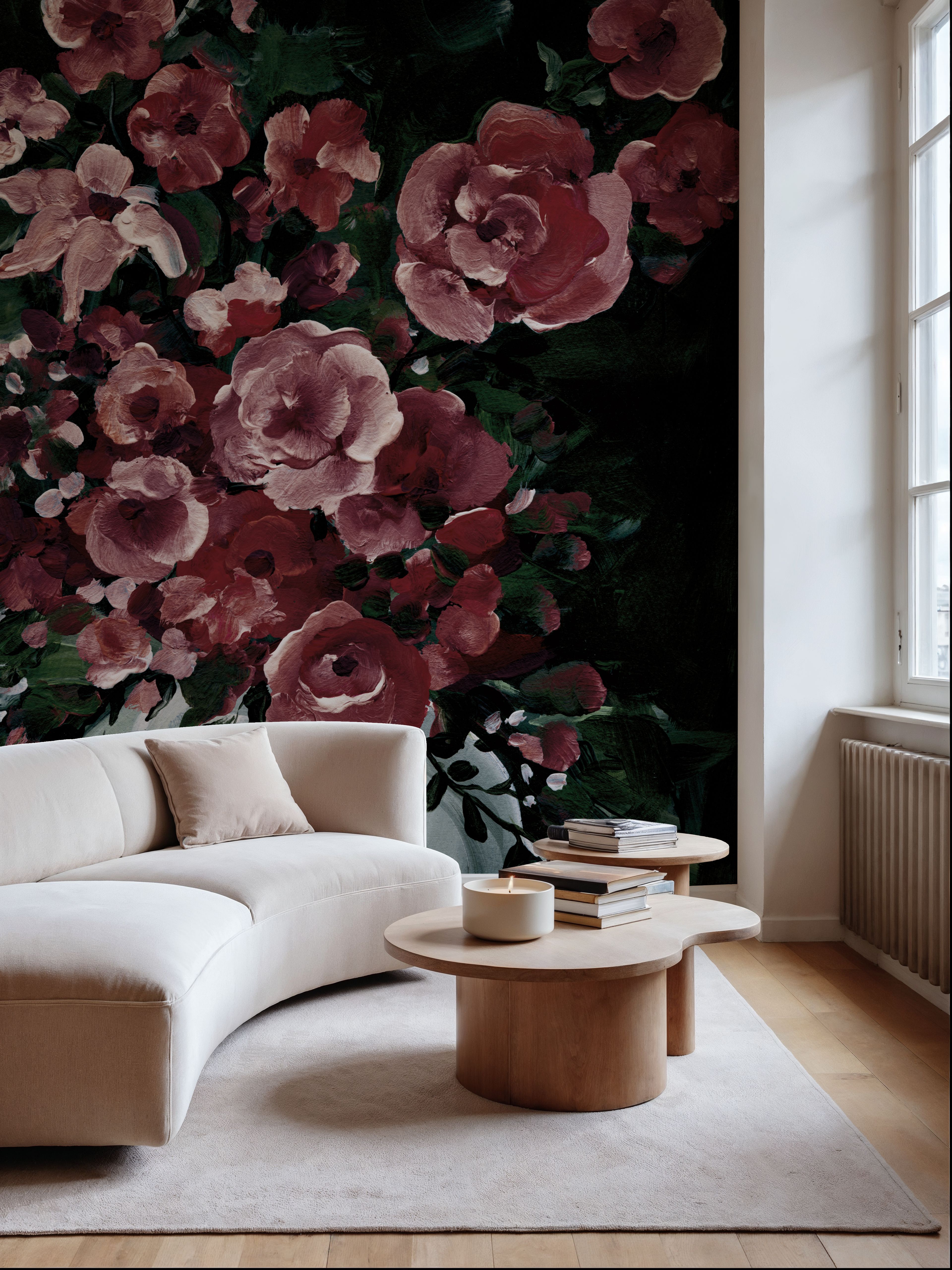 Botanical Elegance Burgundy I