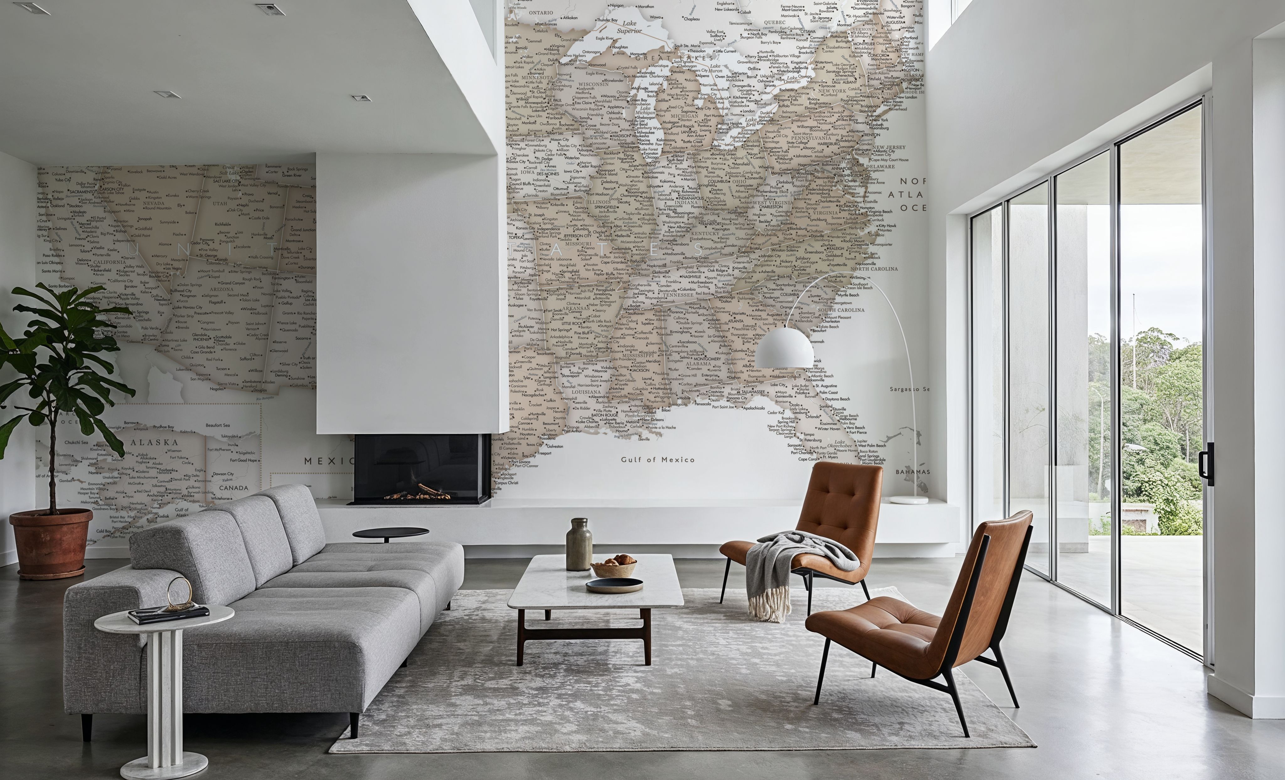 US Map Detailed - Loui