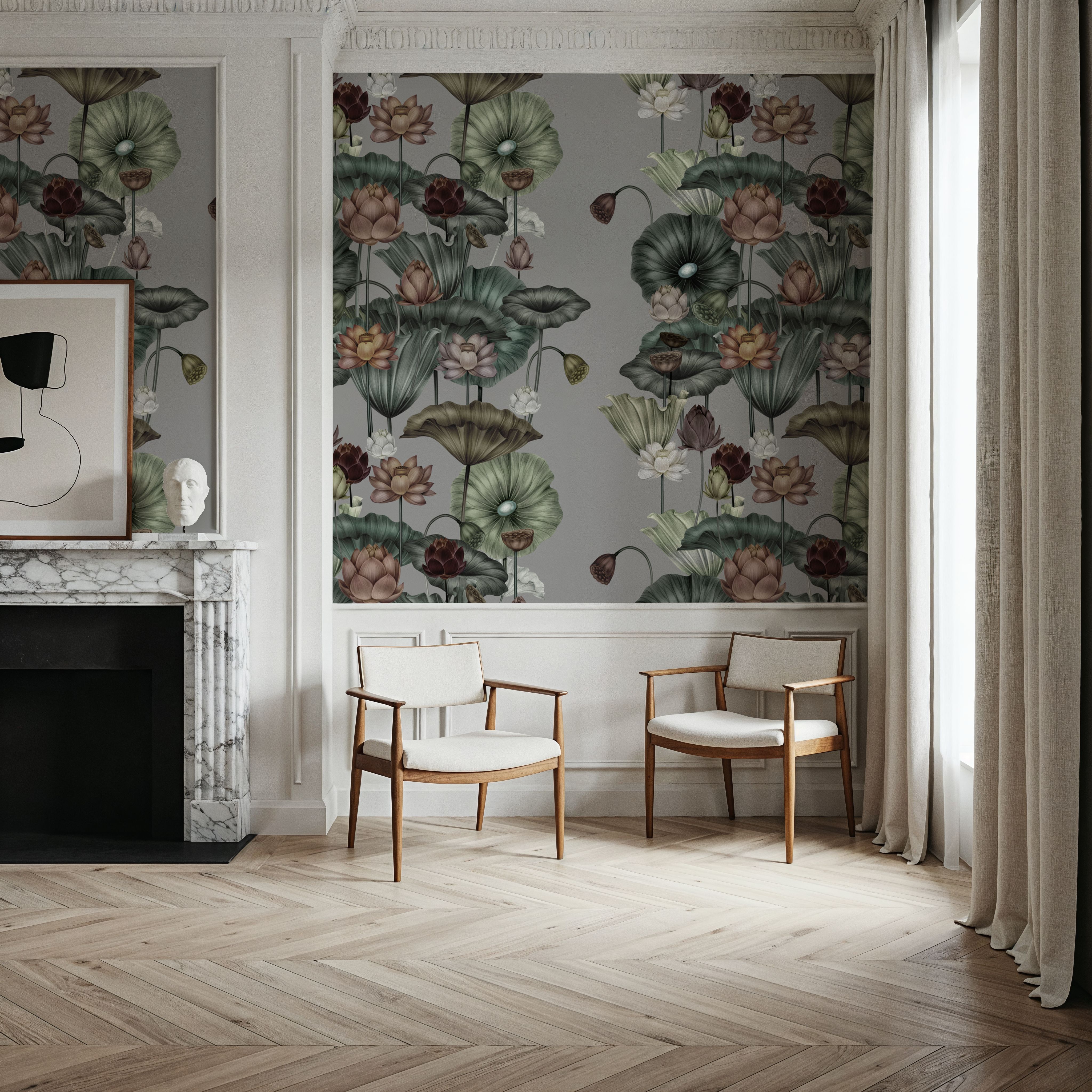 Magical Lotus, Grey