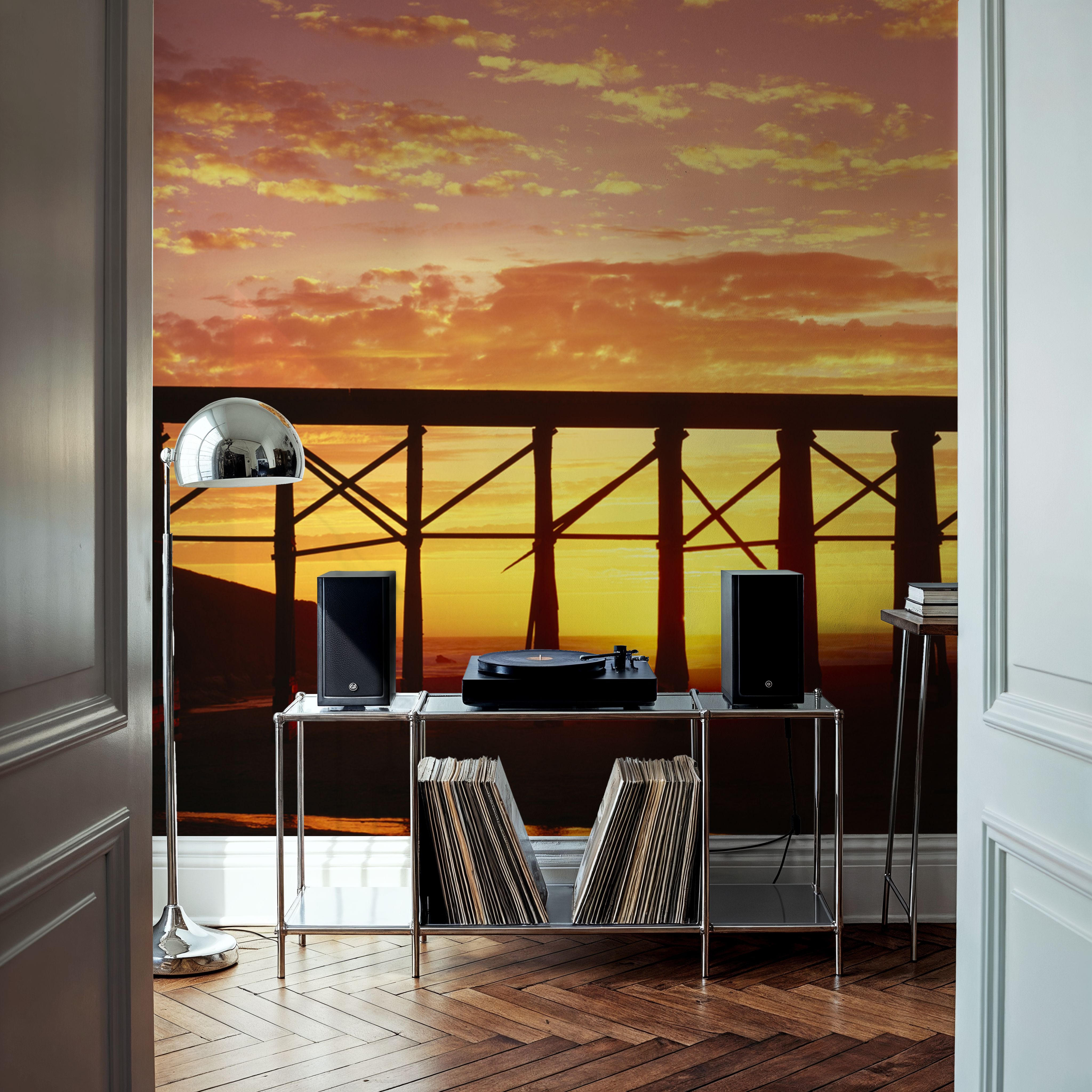 Sunset Pier Silhouette