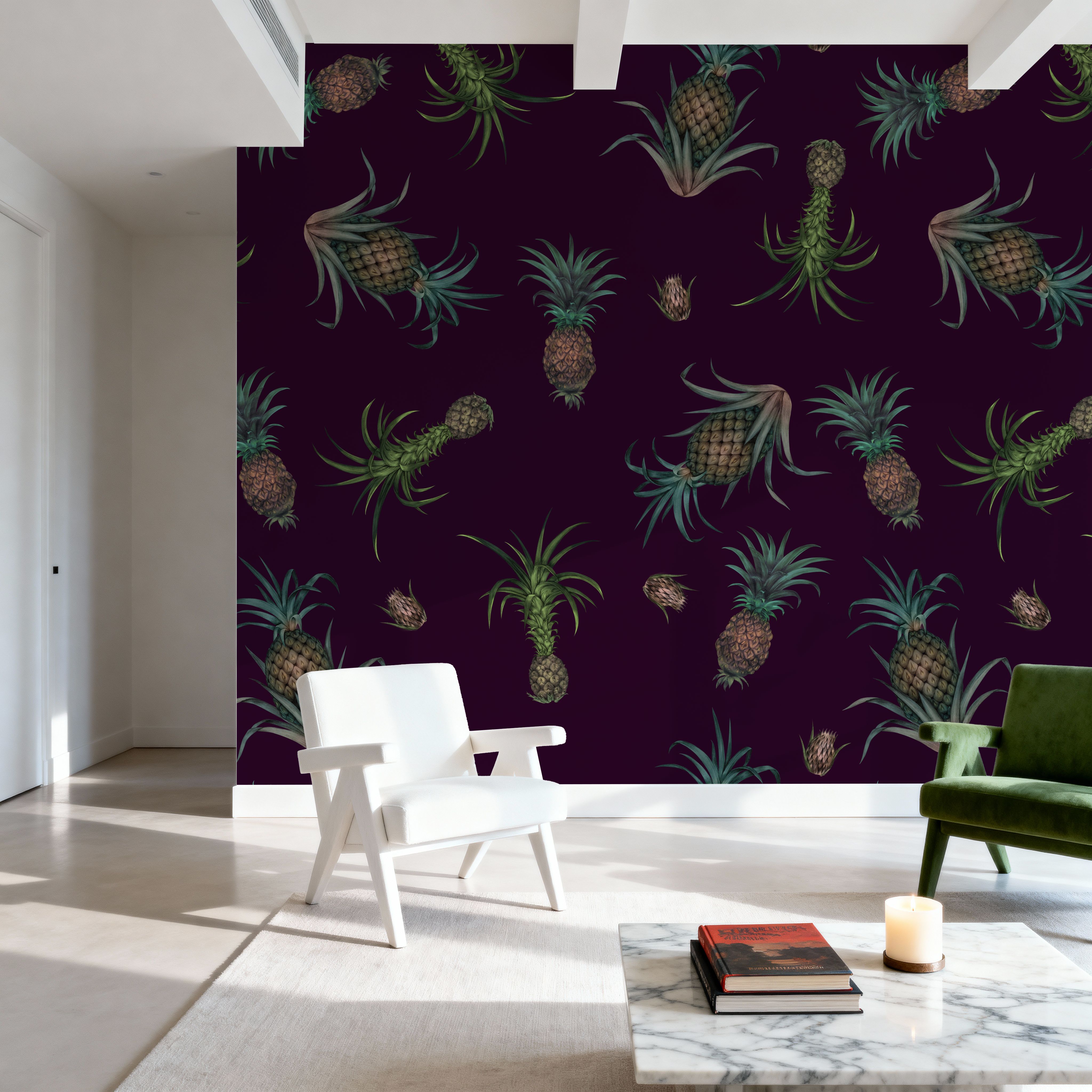 Falling Pineapples, Violet