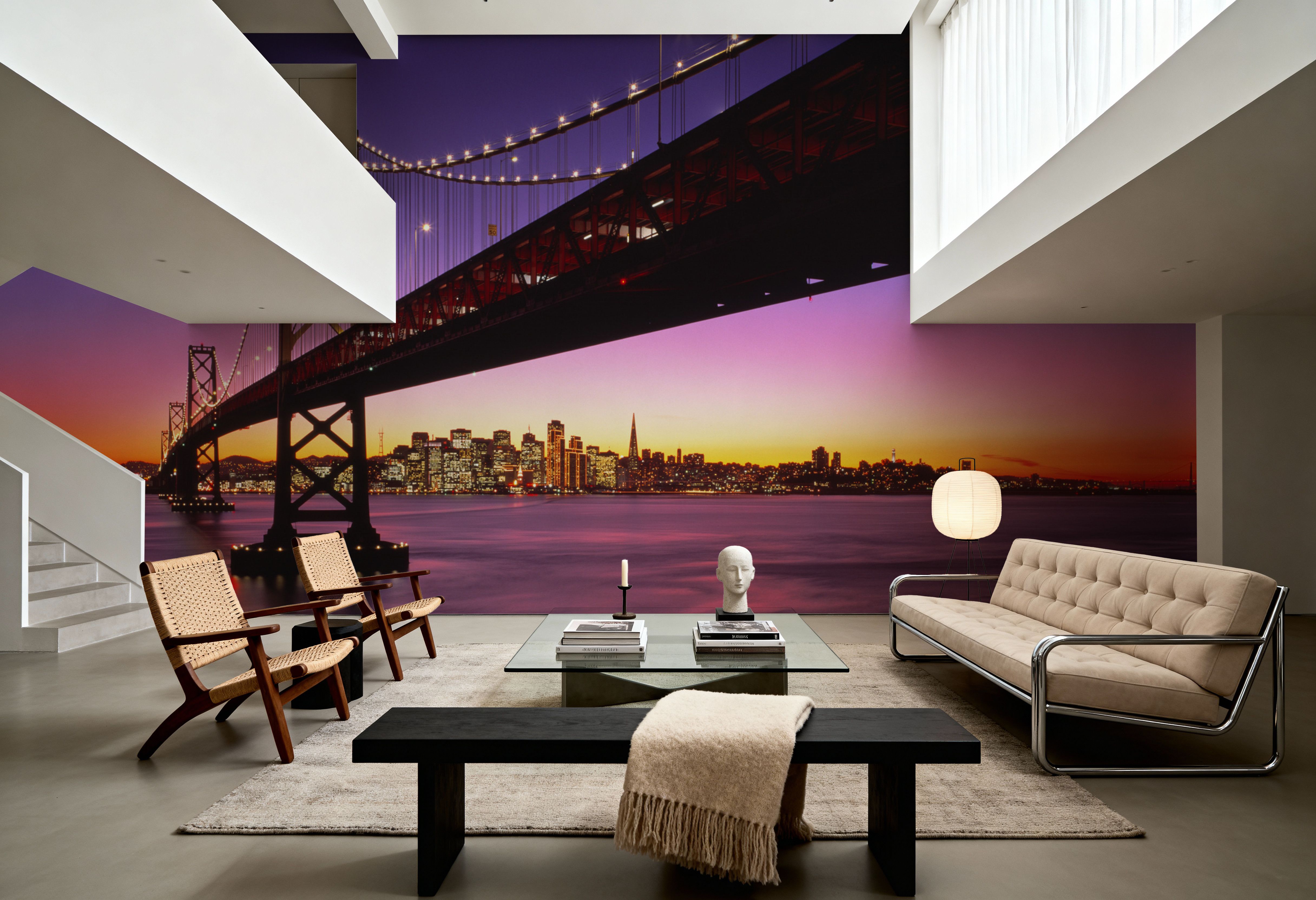 Golden Hour Bridge, Behang