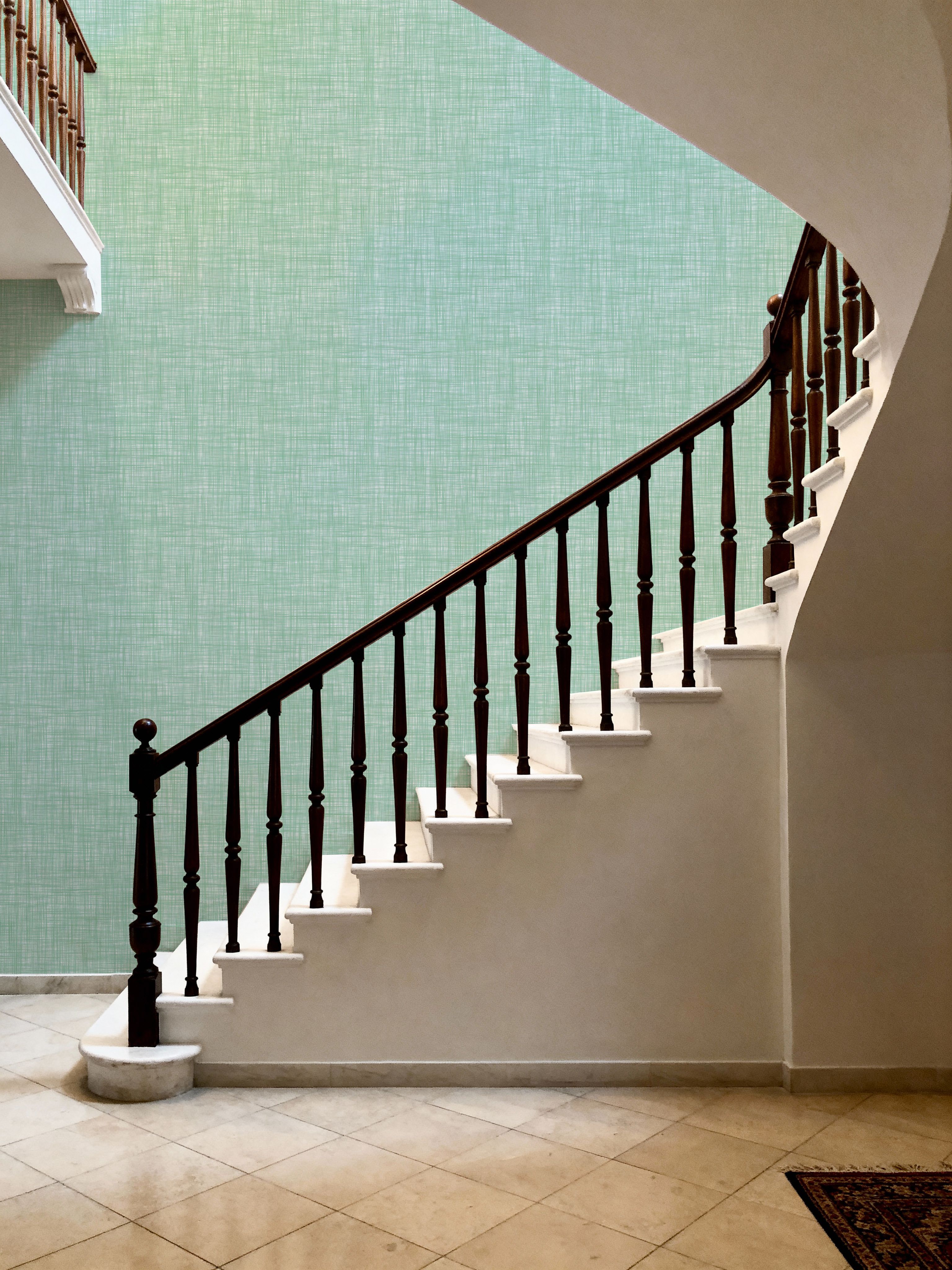 Mottled Linen Effect, Mint