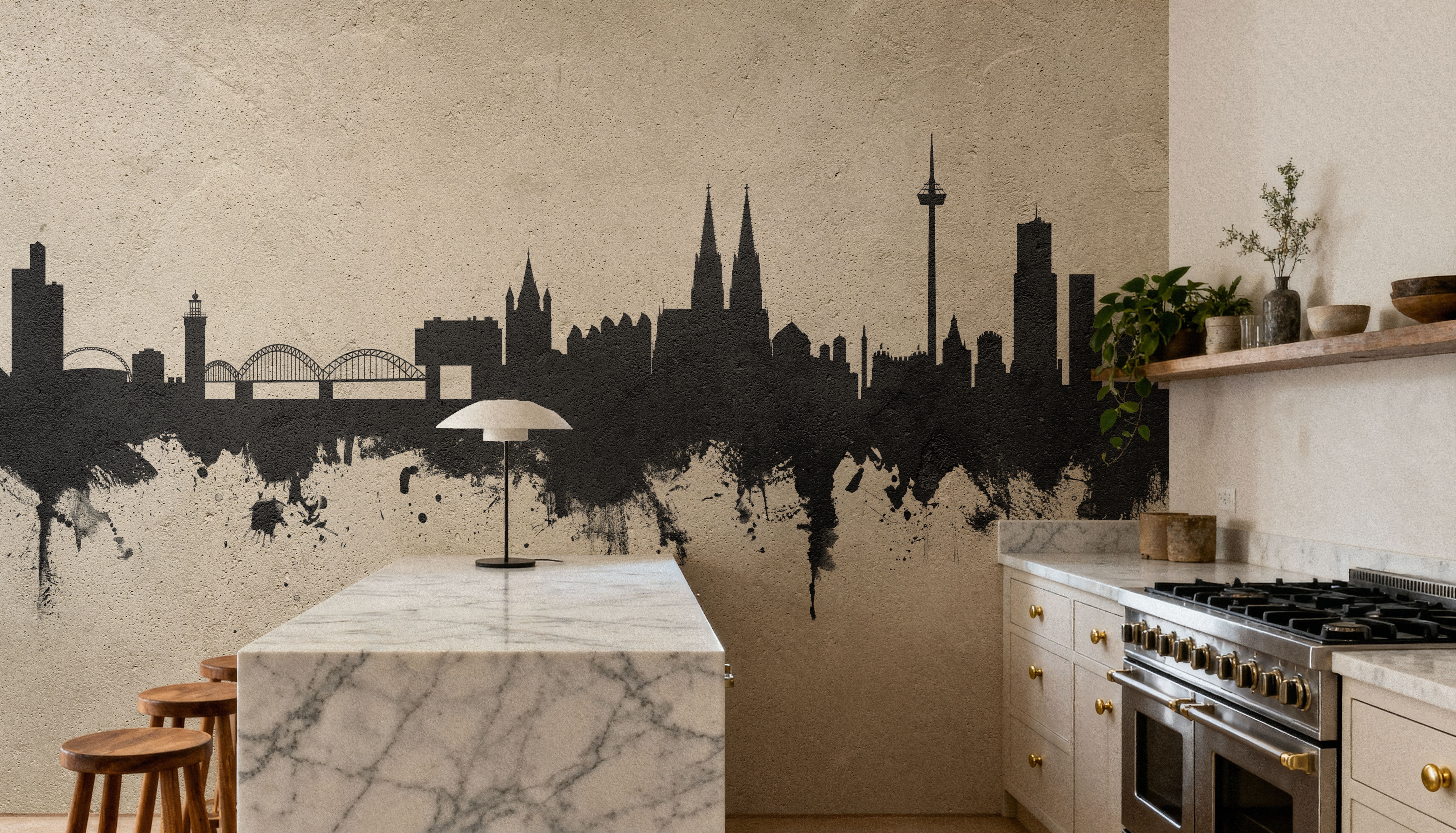 Cologne Germany Skyline Concrete