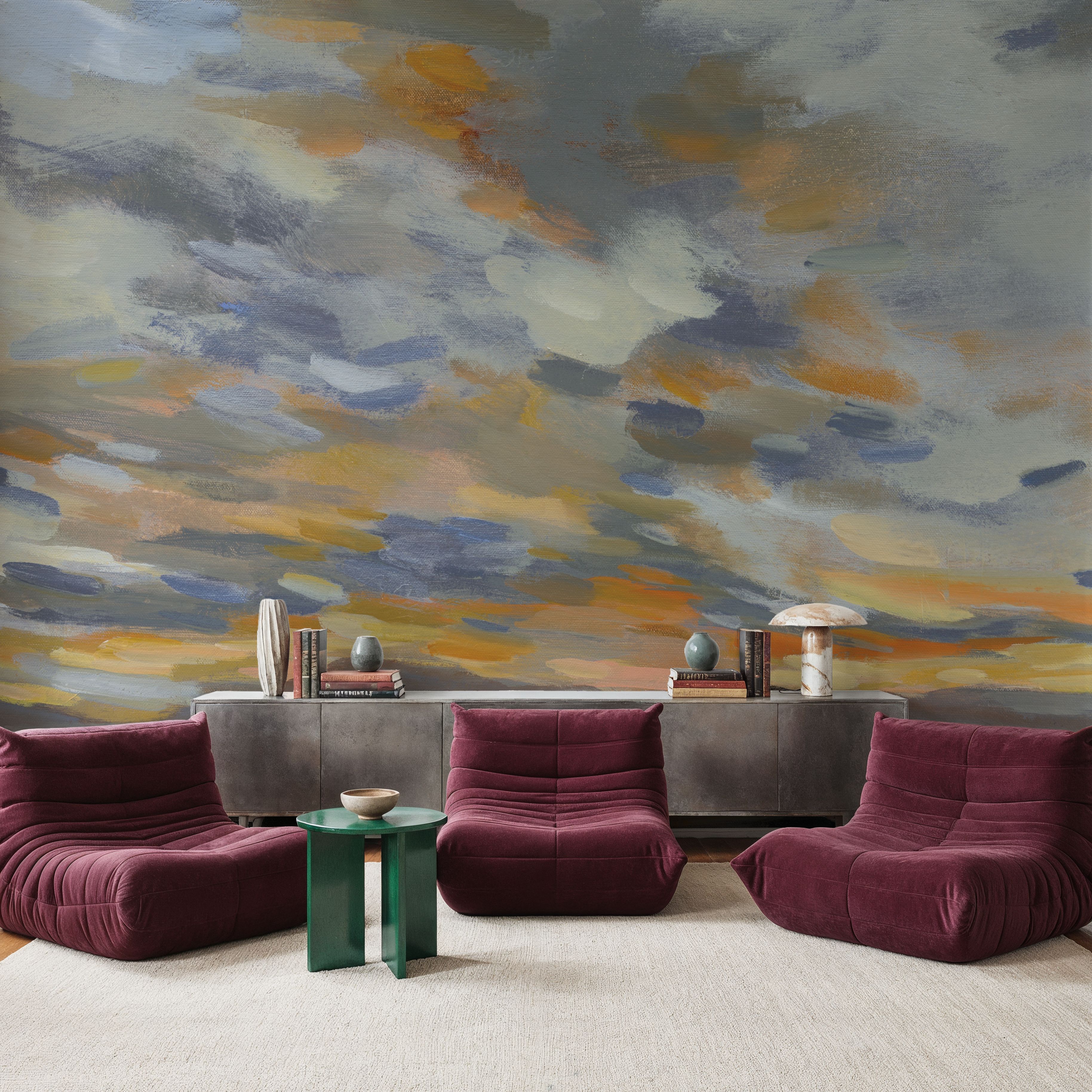 High Desert Sky I Navy