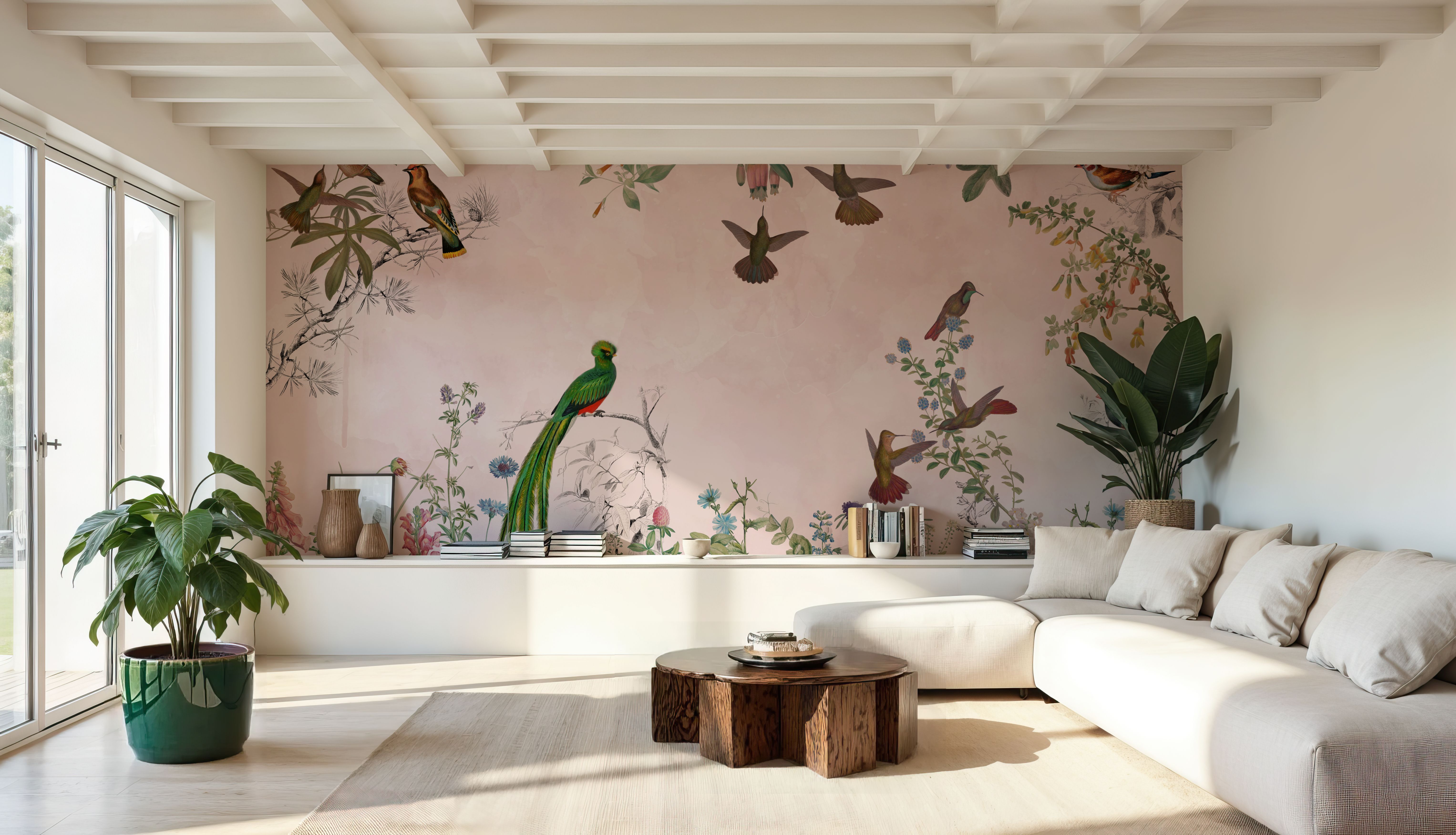 Fields of Birds and Flowers