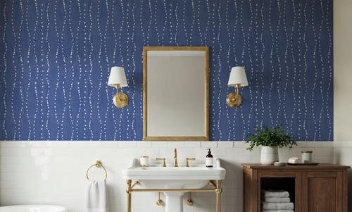 Coastal Dripping Blue