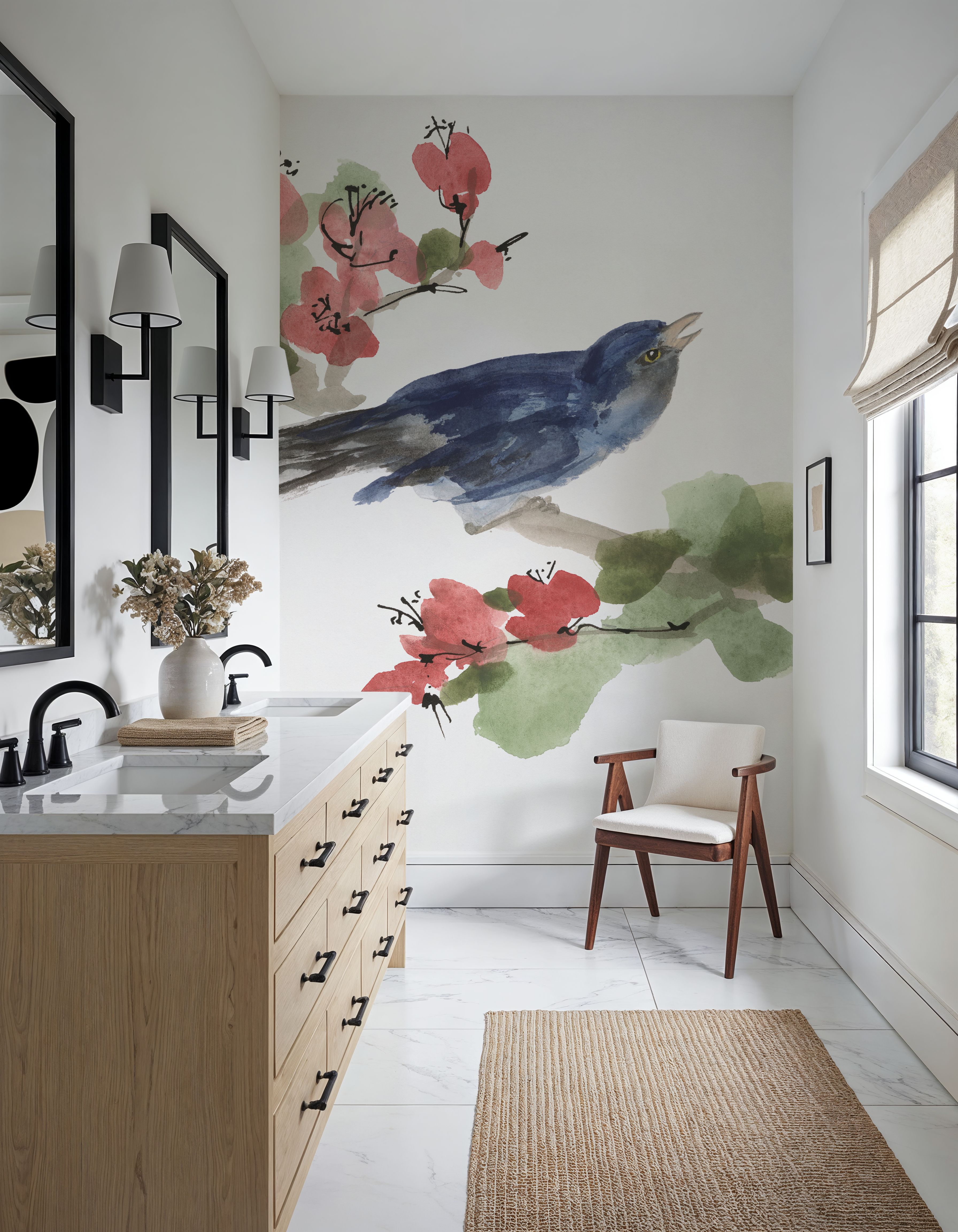 Bird and Blossoms III