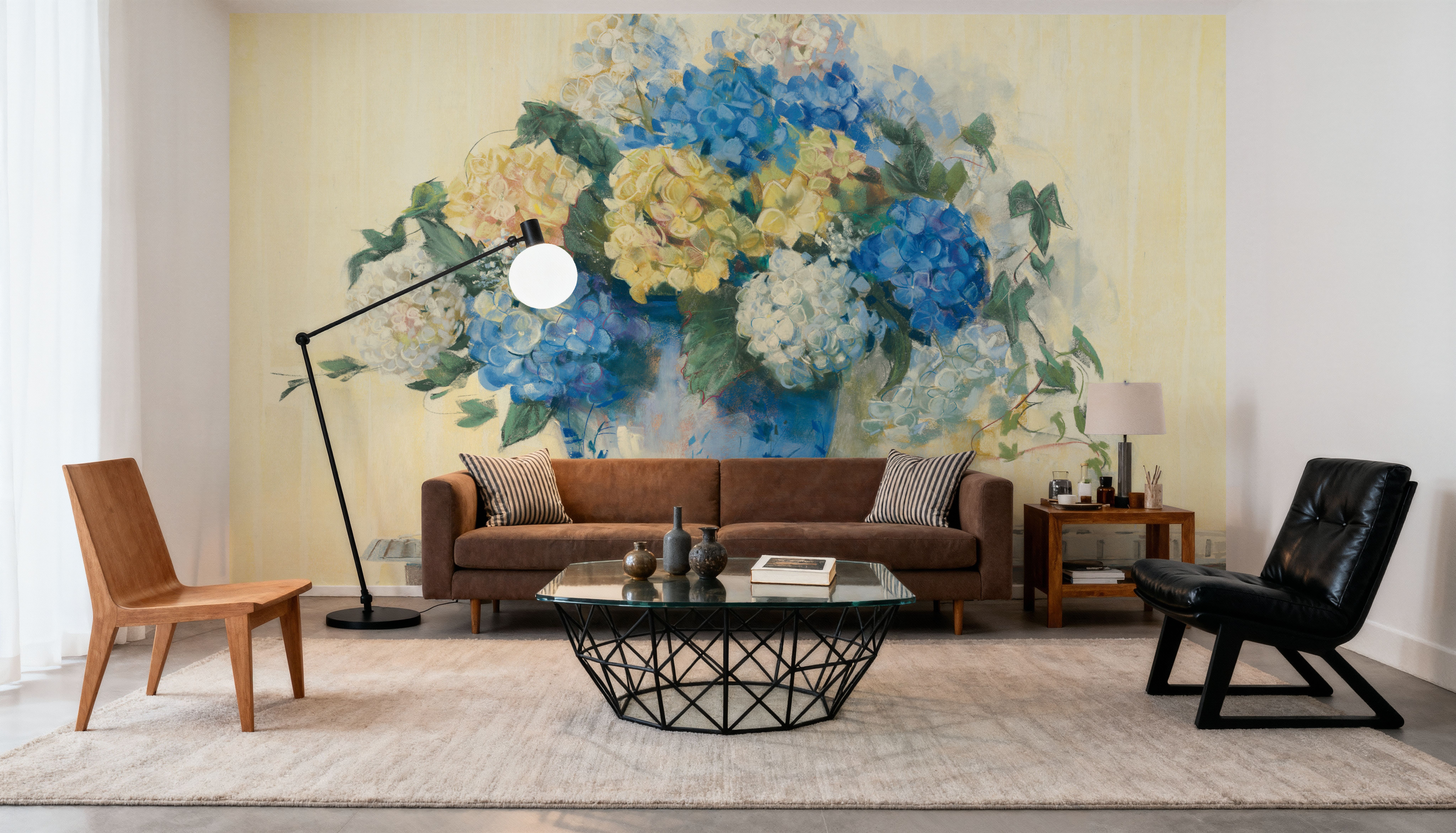 Blue Hydrangea, Wallpaper