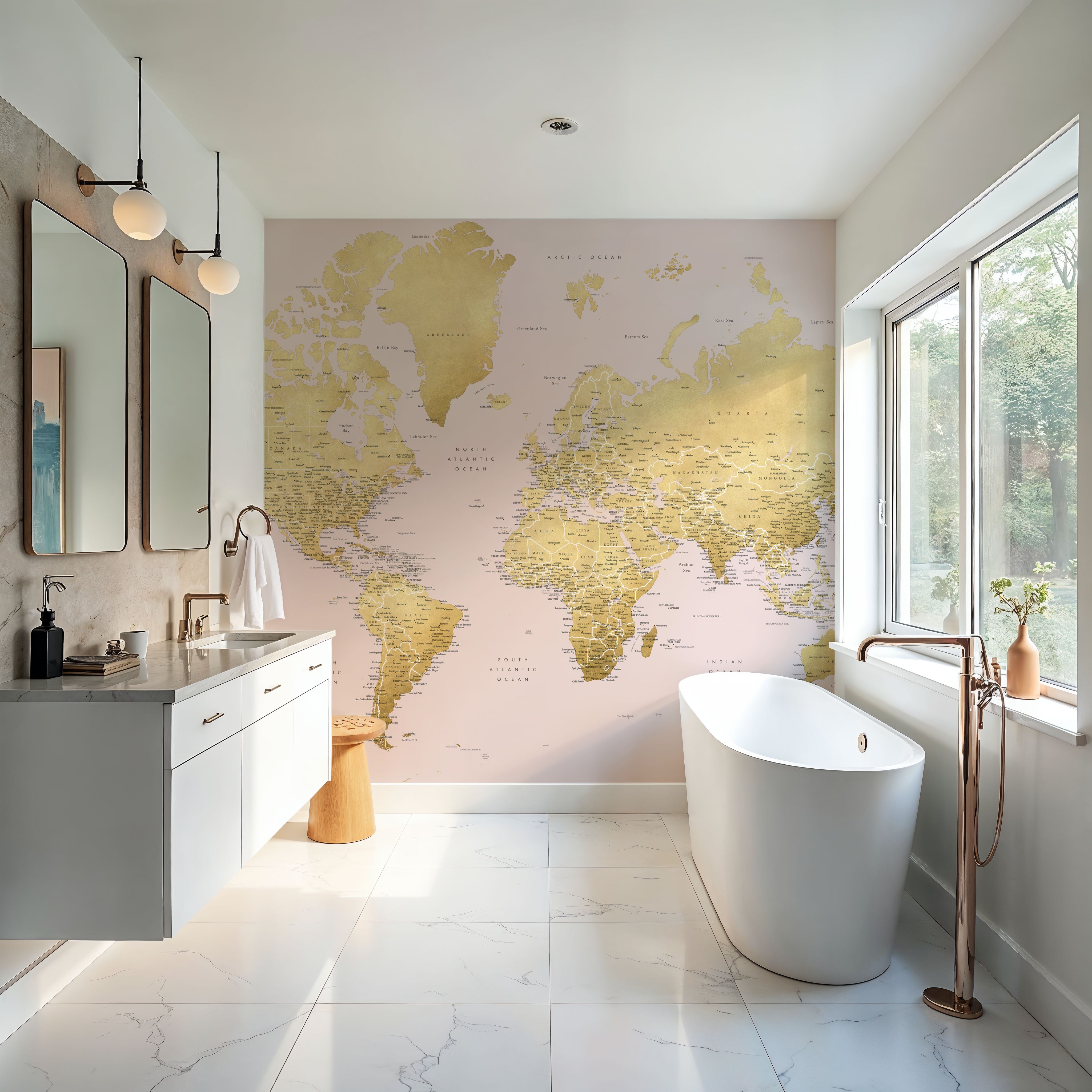 World Map Cities - Lalita