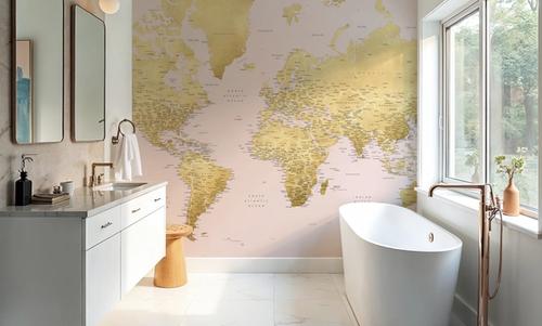 World Map Cities - Lalita