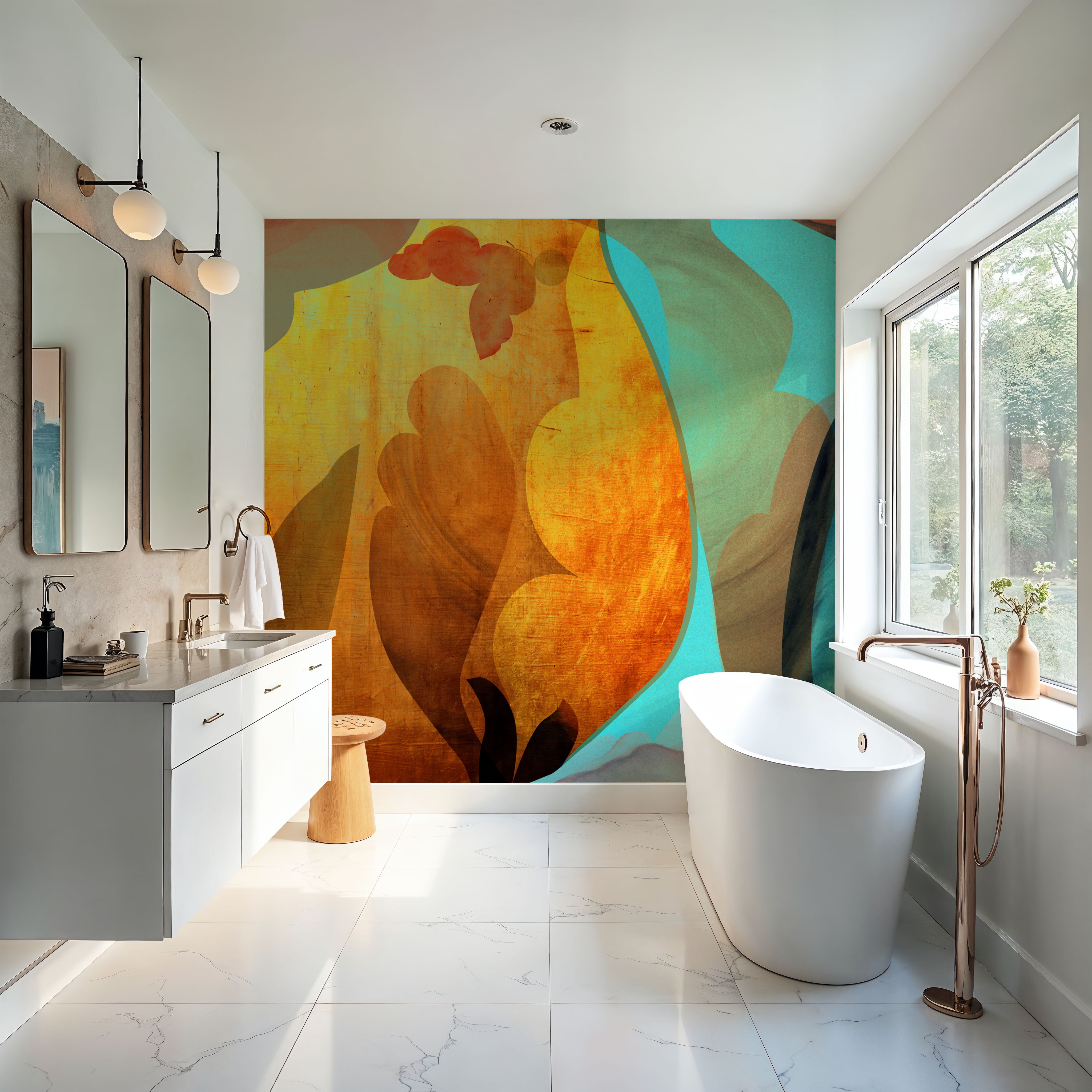 Abstract Fun, Turquoise