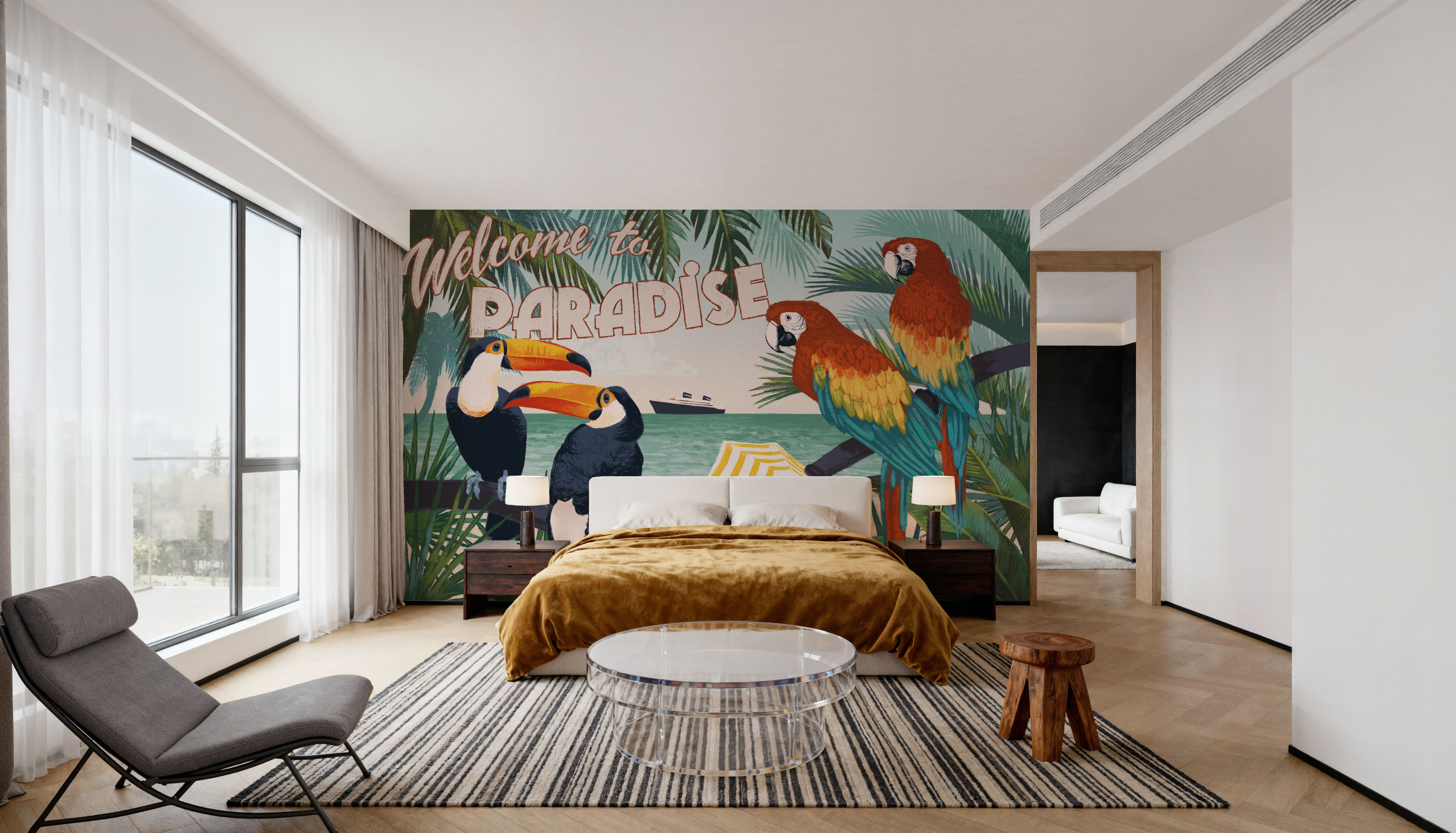 Welcome to Paradise, Wallpaper