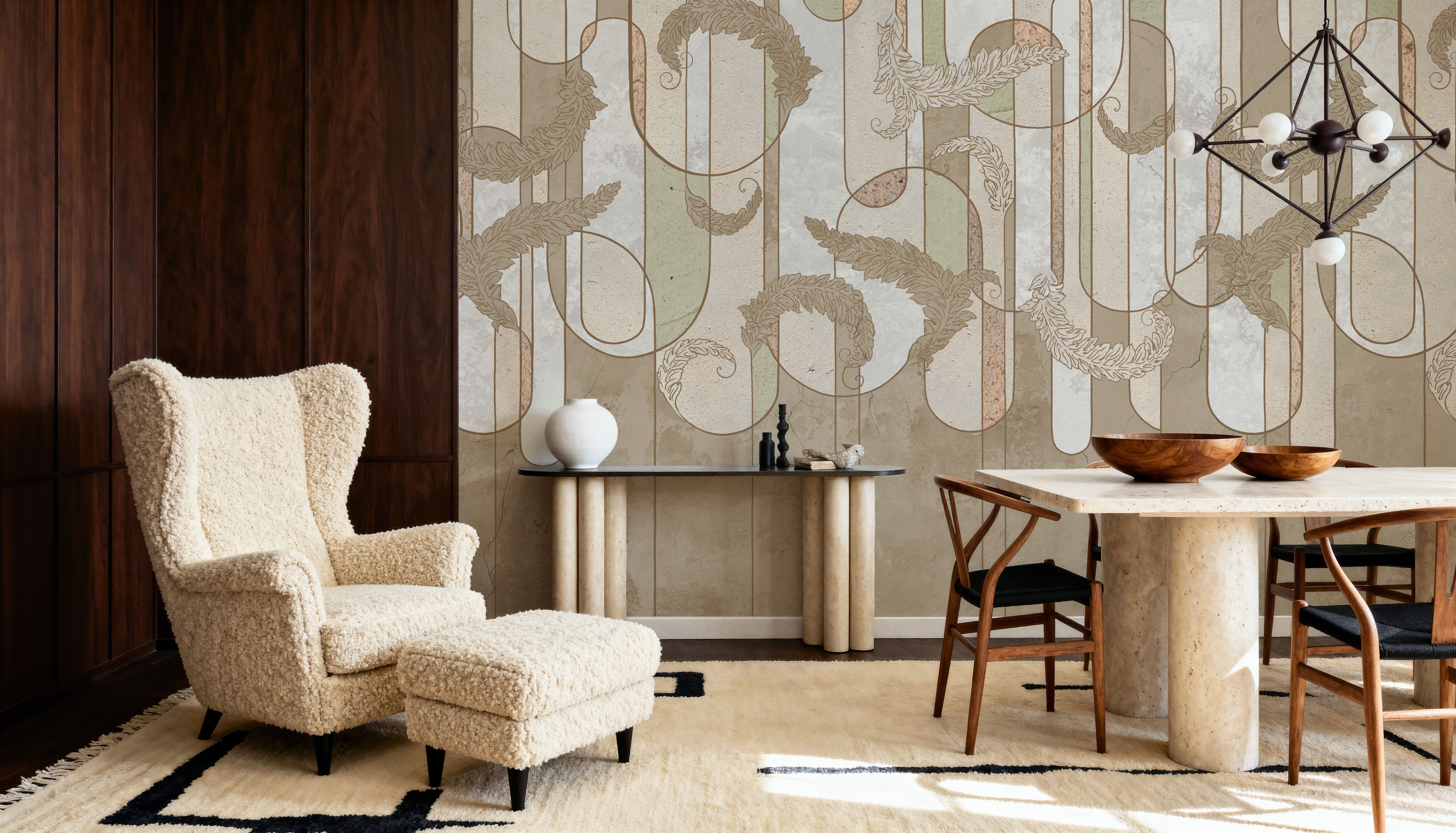 Decor of Truth, Behang