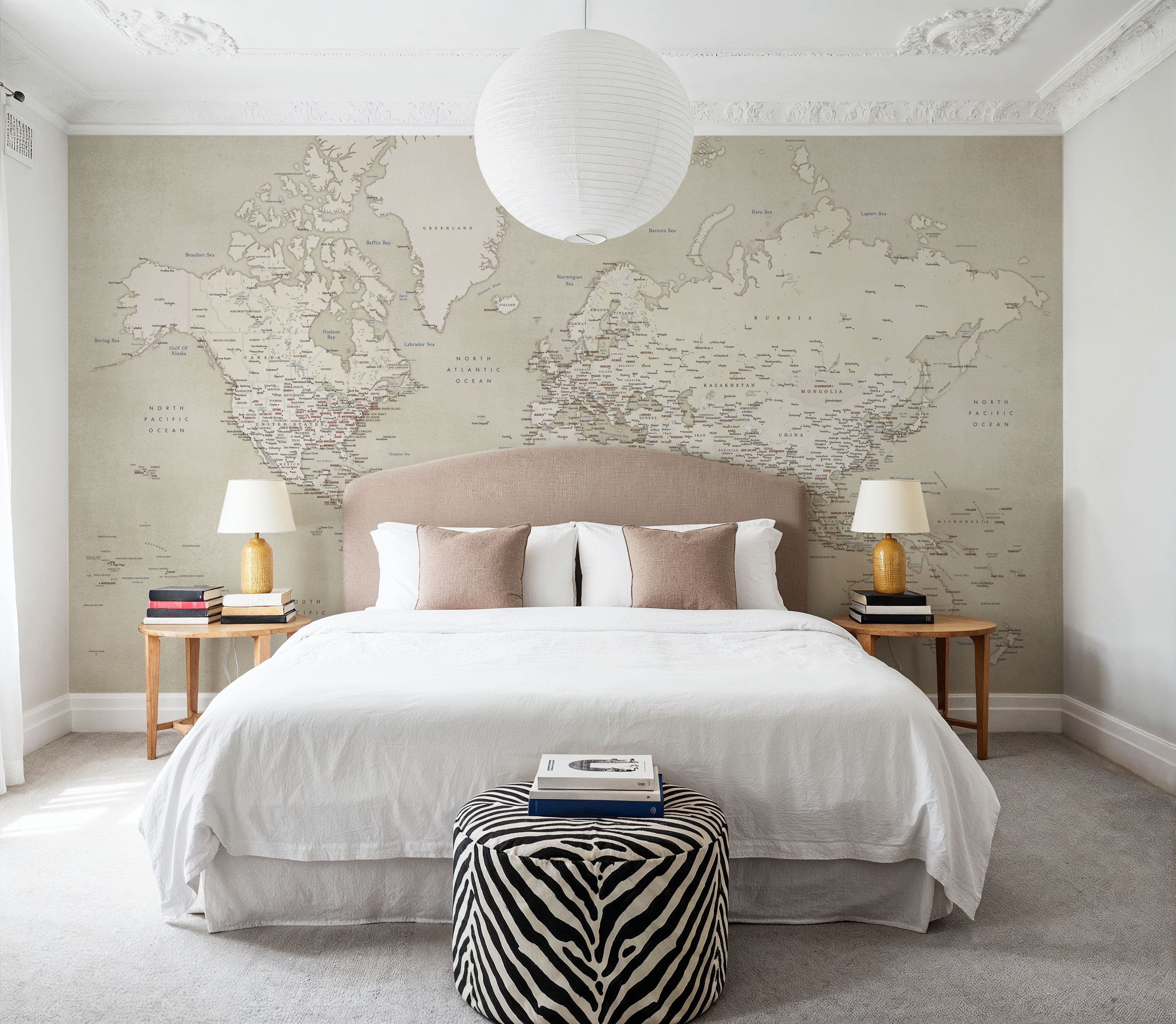 World Map Cities - Gentry