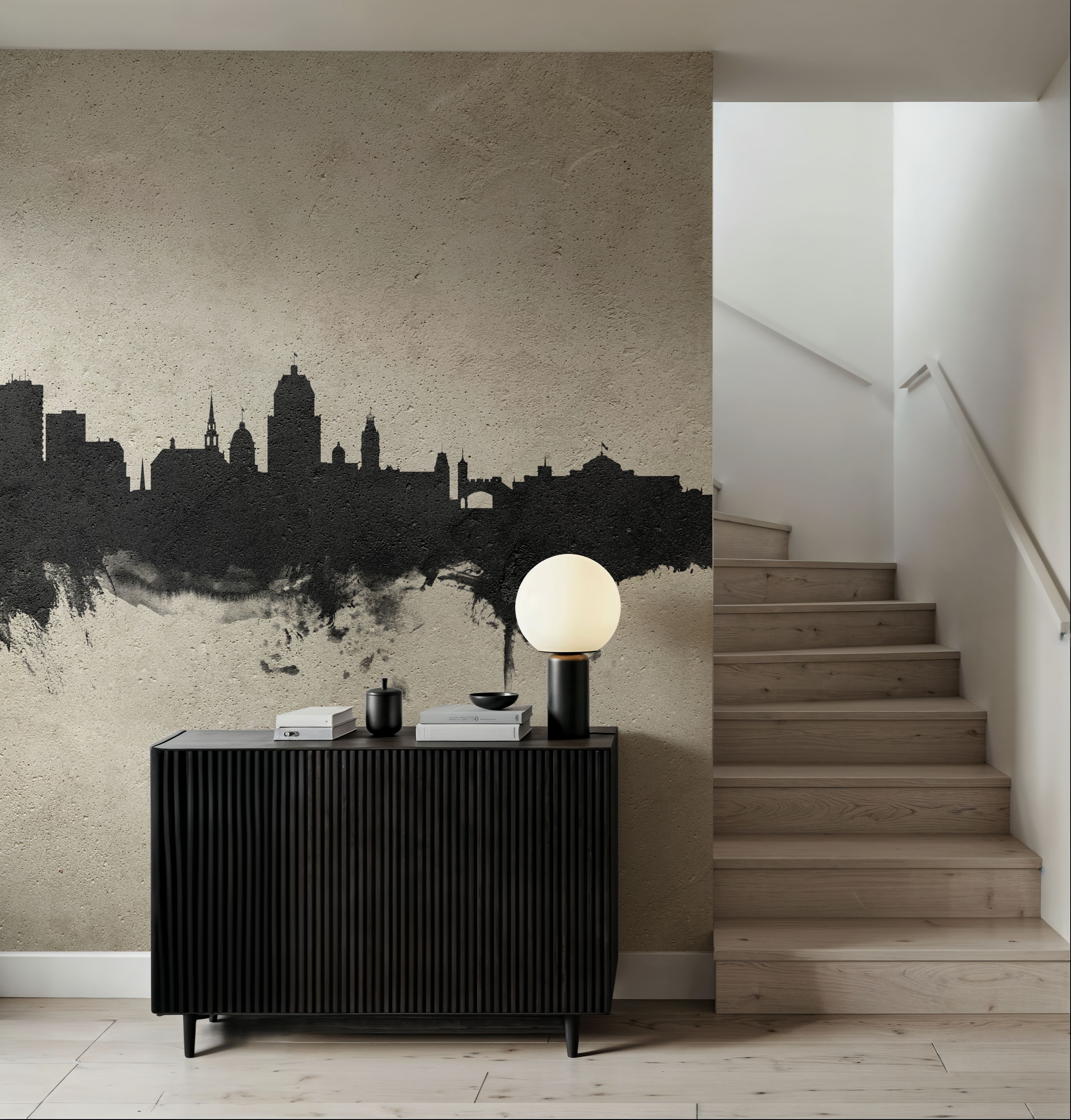 Quebec Canada Skyline Concrete