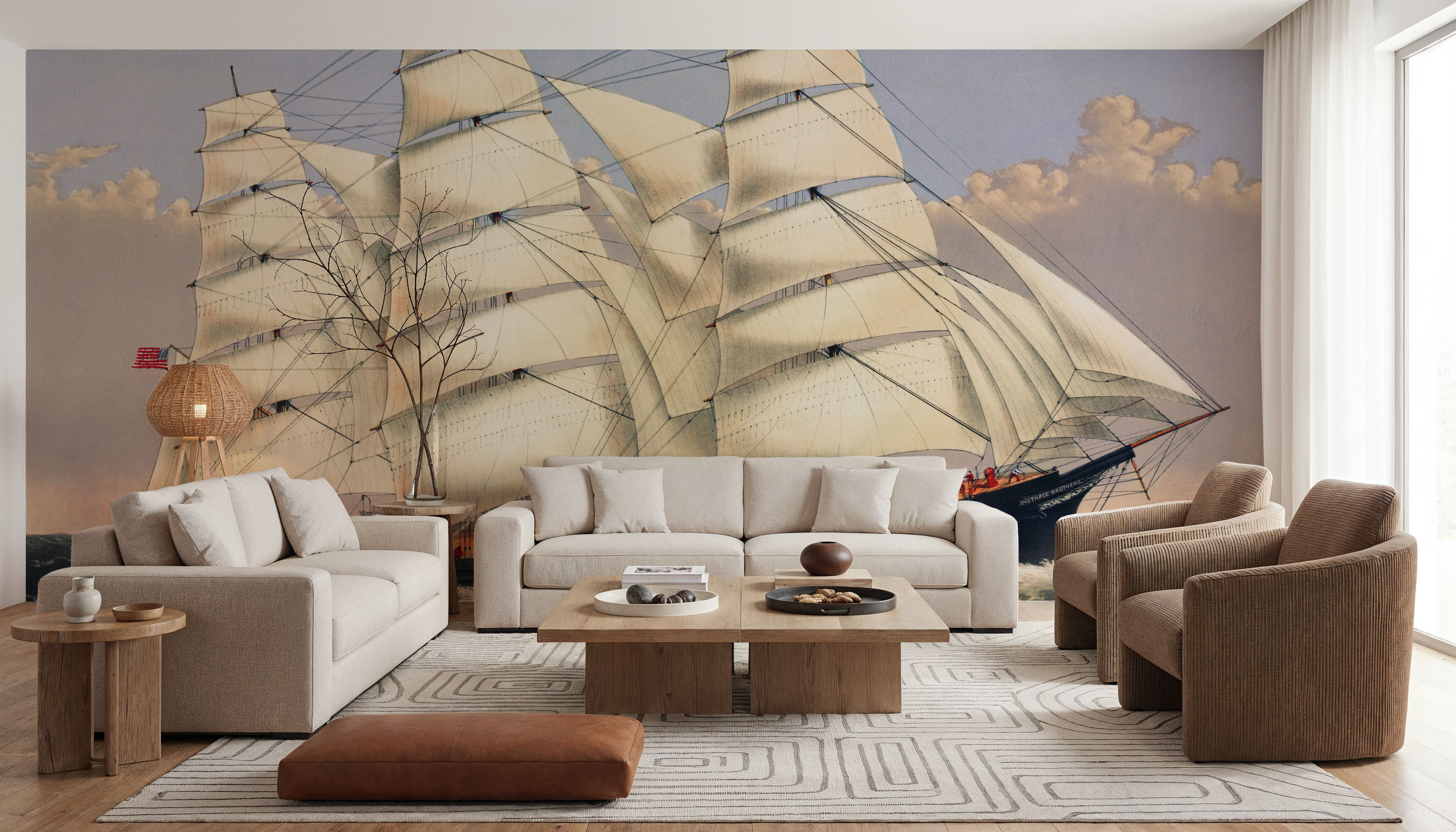 Three Brothers, Wallpaper