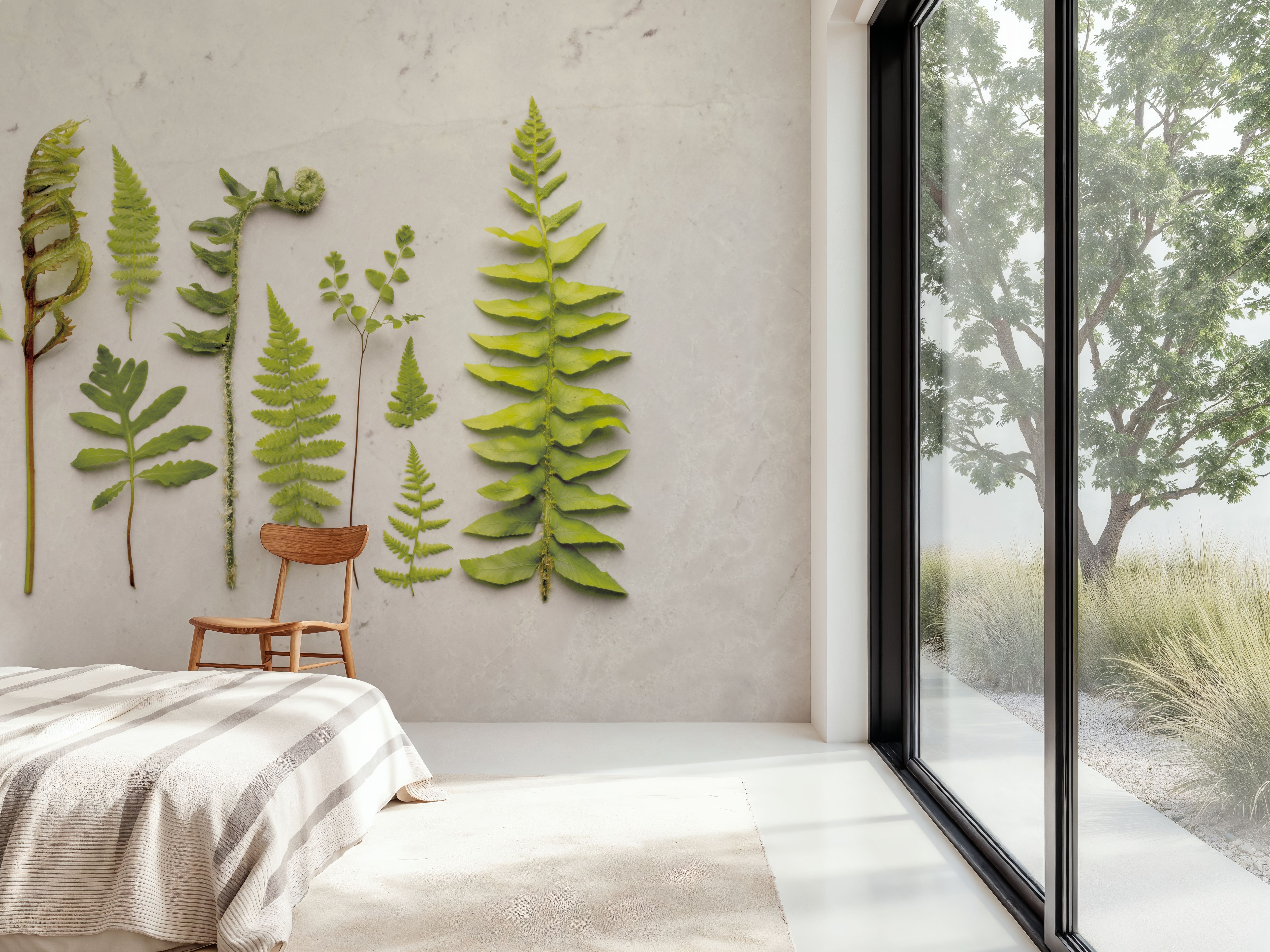Flat Lay Ferns II